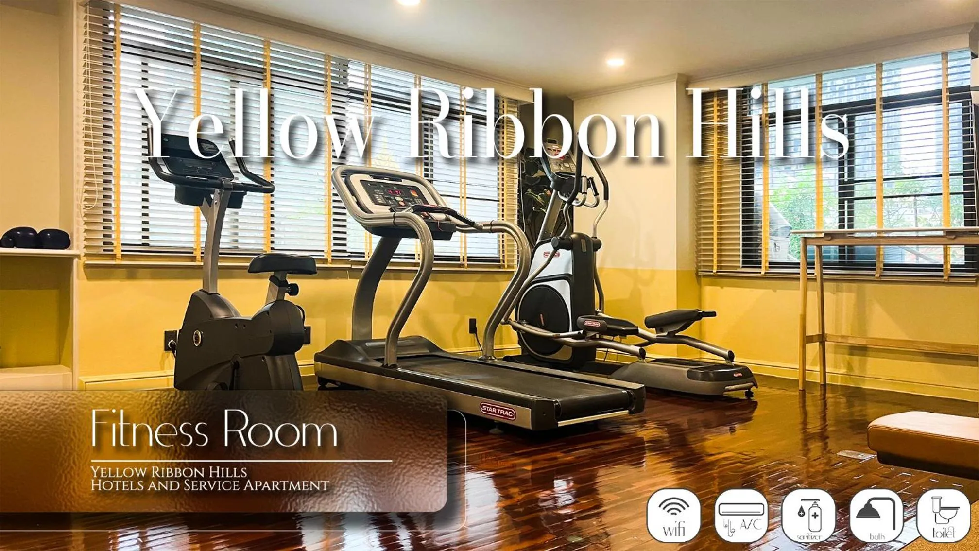 Fitness centre/facilities in Yellow Ribbon Hills Boutique Suites
