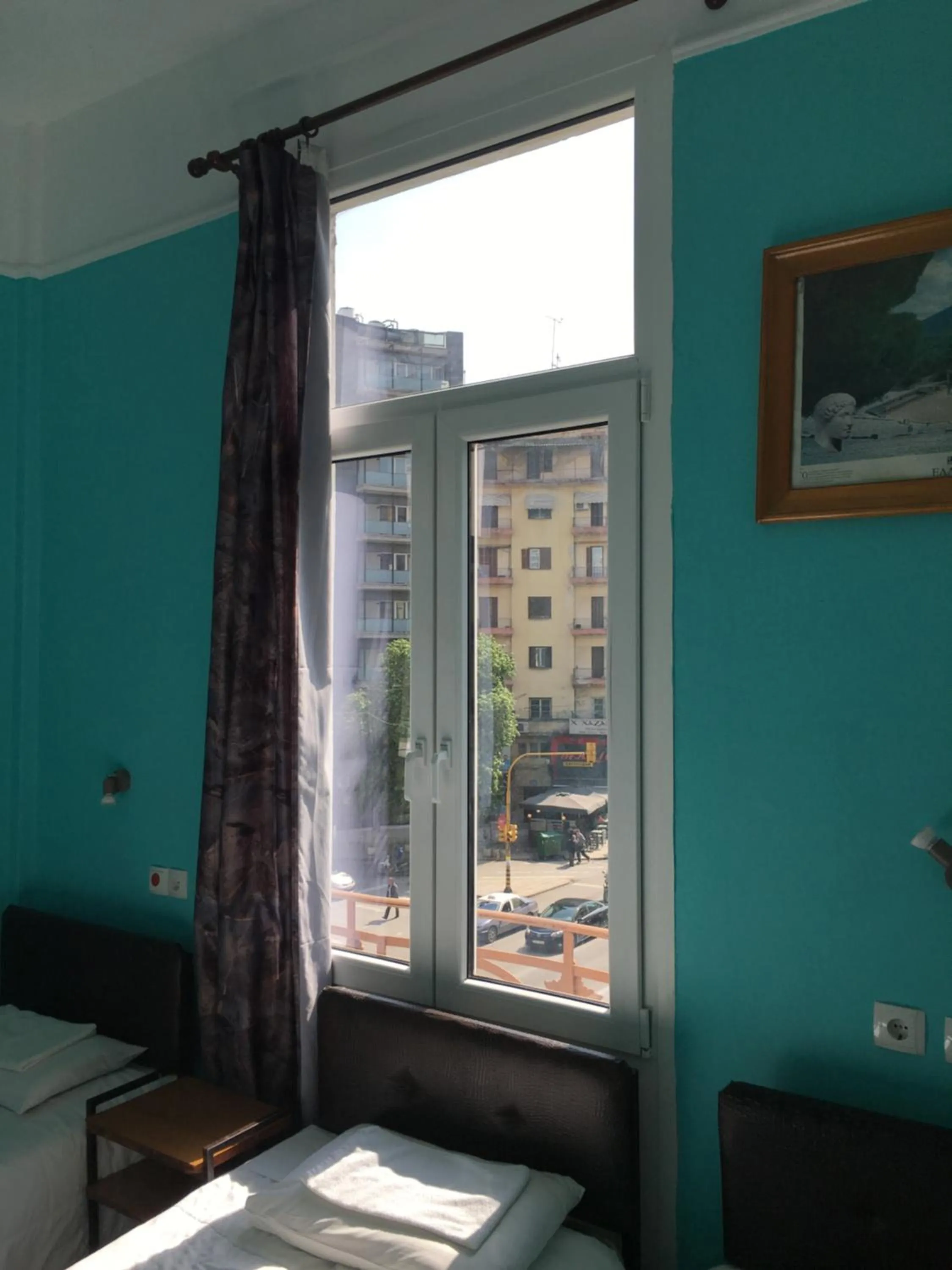 Bed in Hotel Kastoria