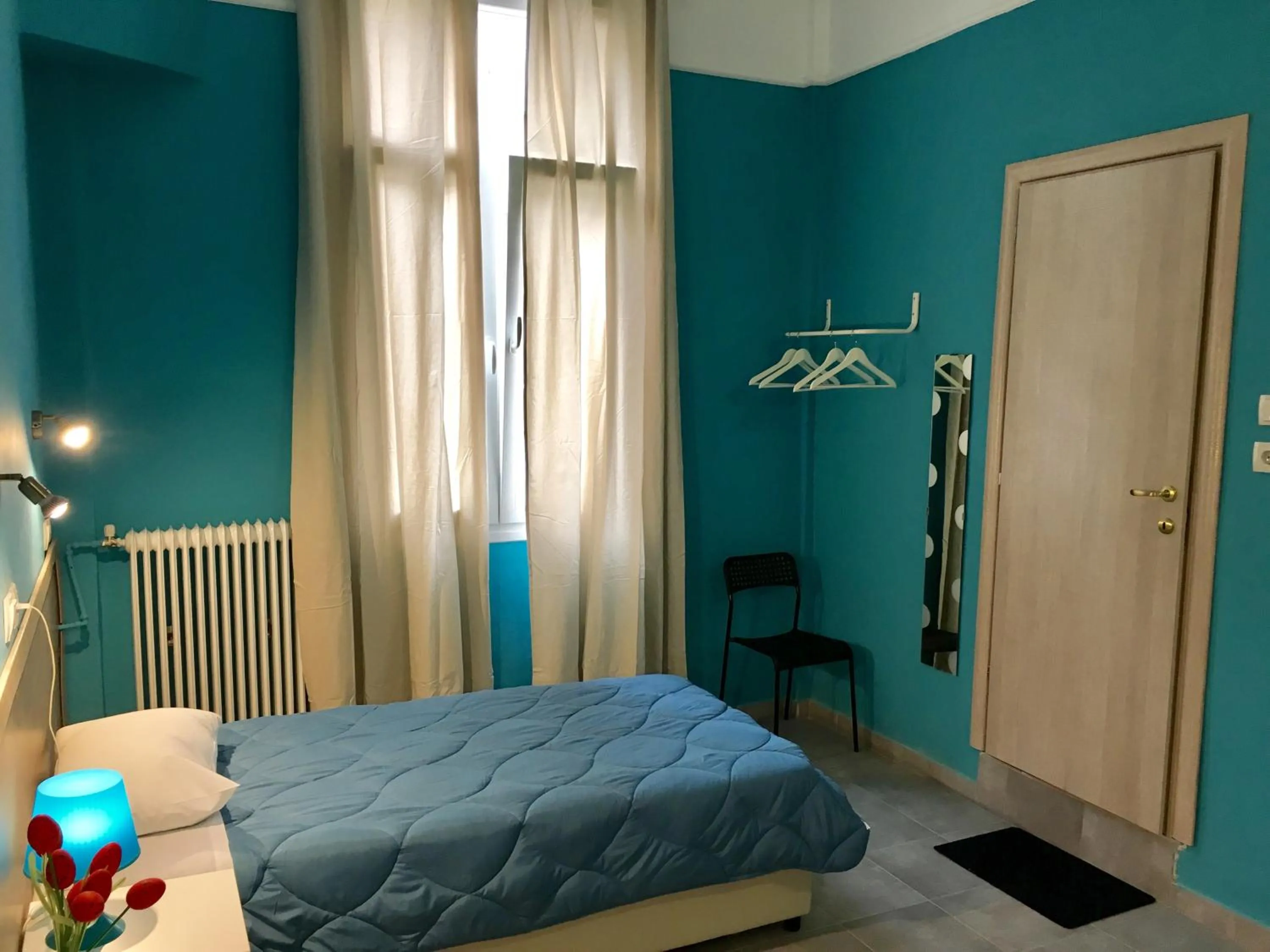 Bed in Hotel Kastoria