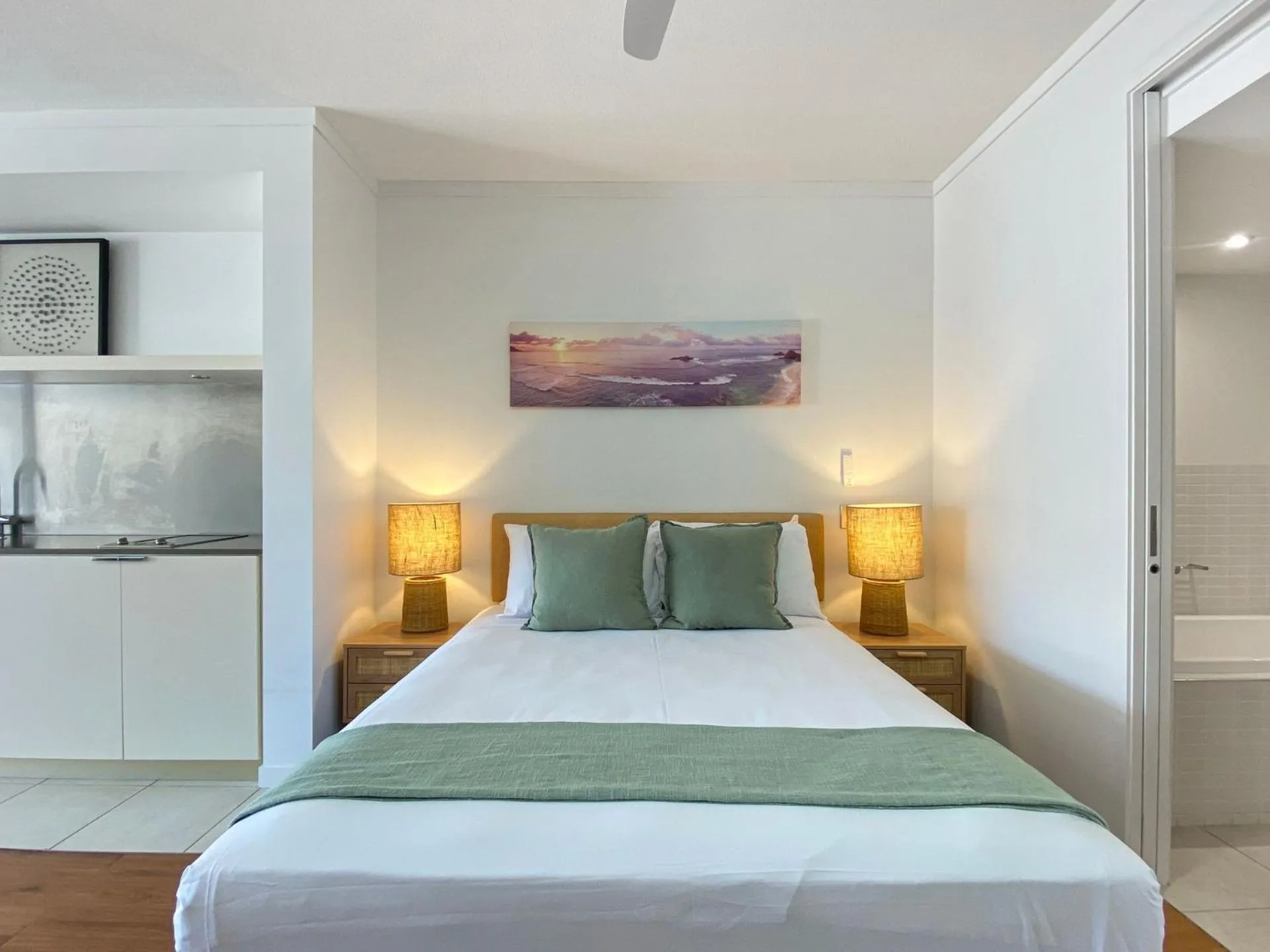 Bed in Blue on Blue Superior Studio Room 1221