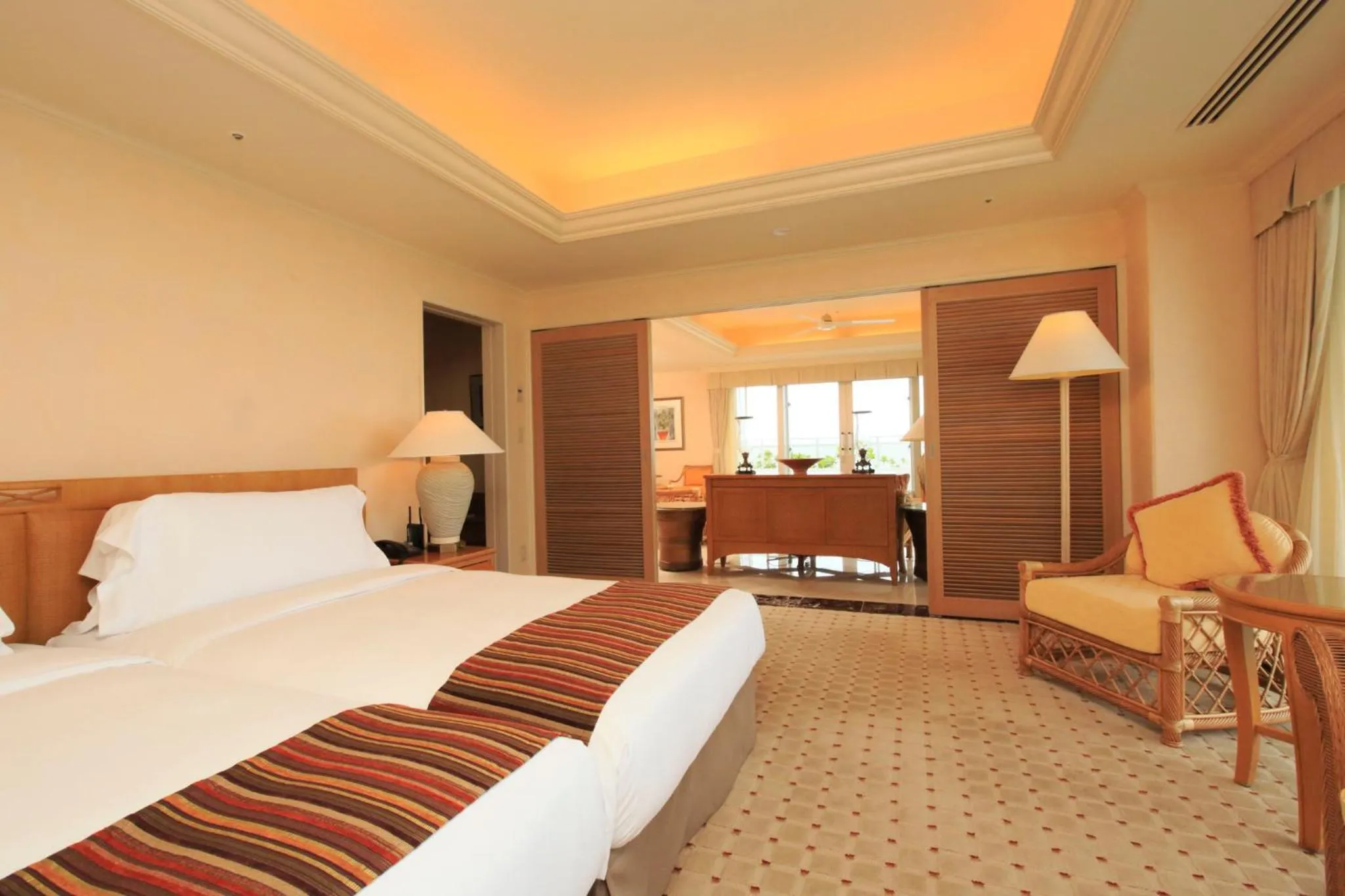 Photo of the whole room, Bed in ANA InterContinental Ishigaki Resort by IHG