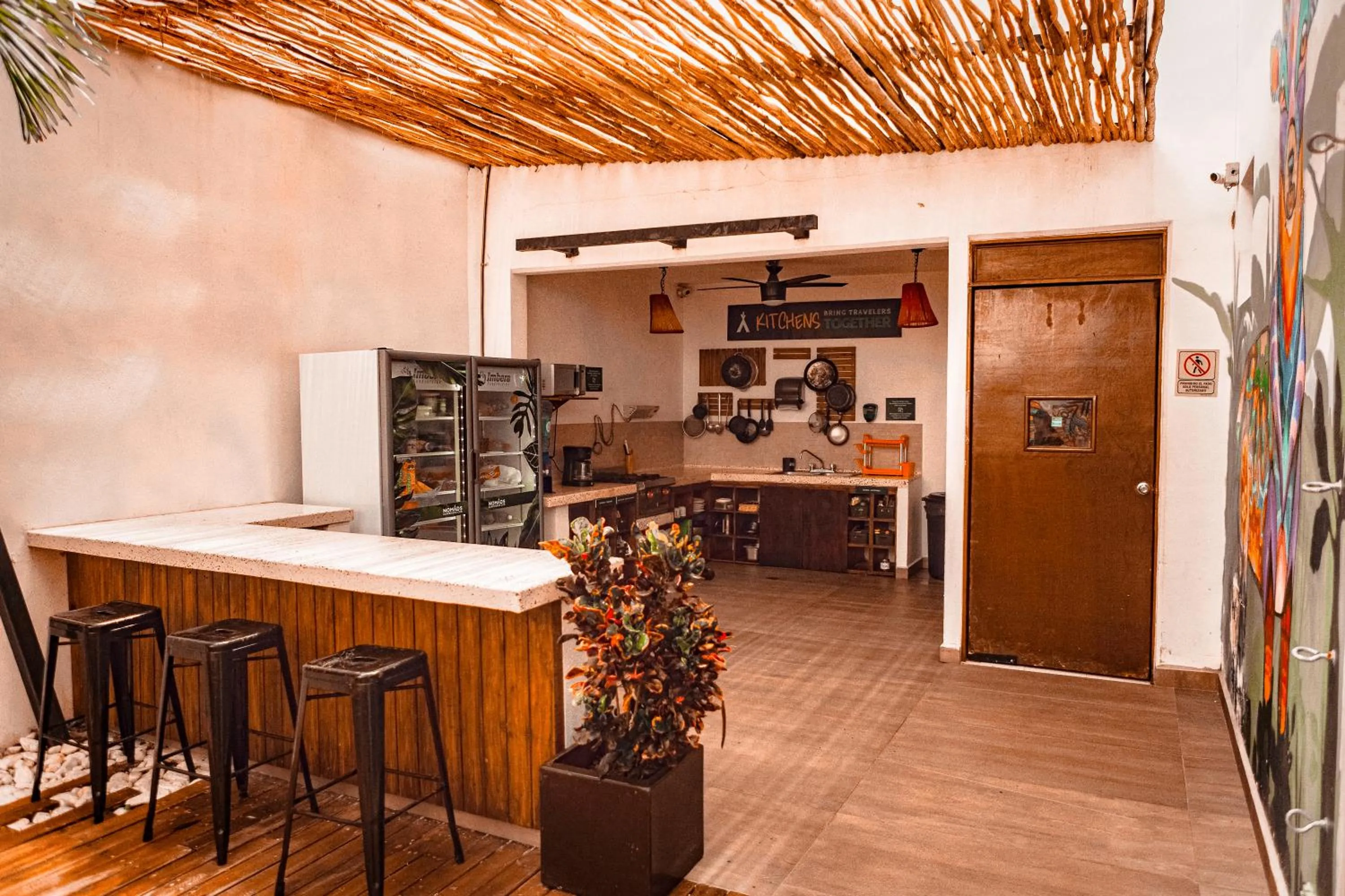 Kitchen or kitchenette in Nomads Hotel & Rooftop Pool Cancun