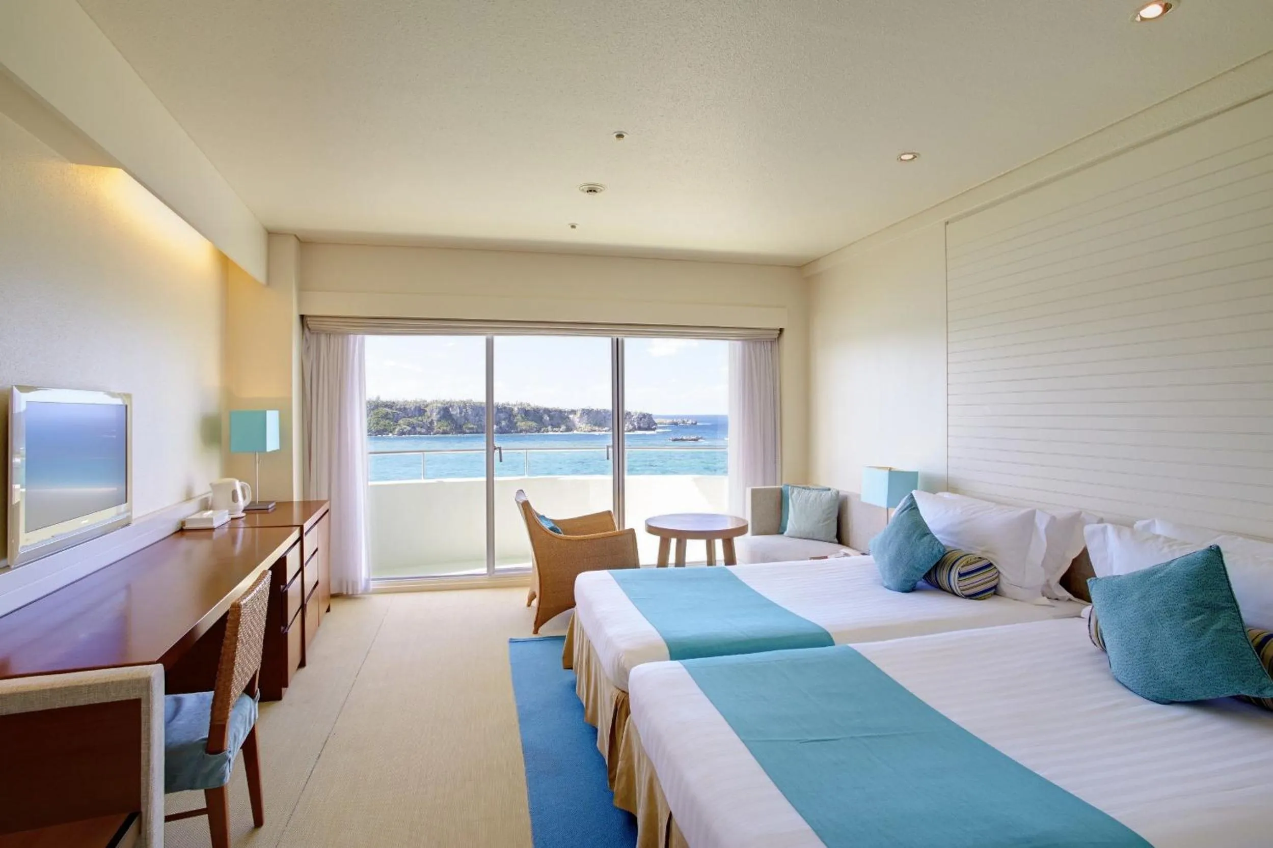 Photo of the whole room, Bed in ANA InterContinental Manza Beach Resort by IHG