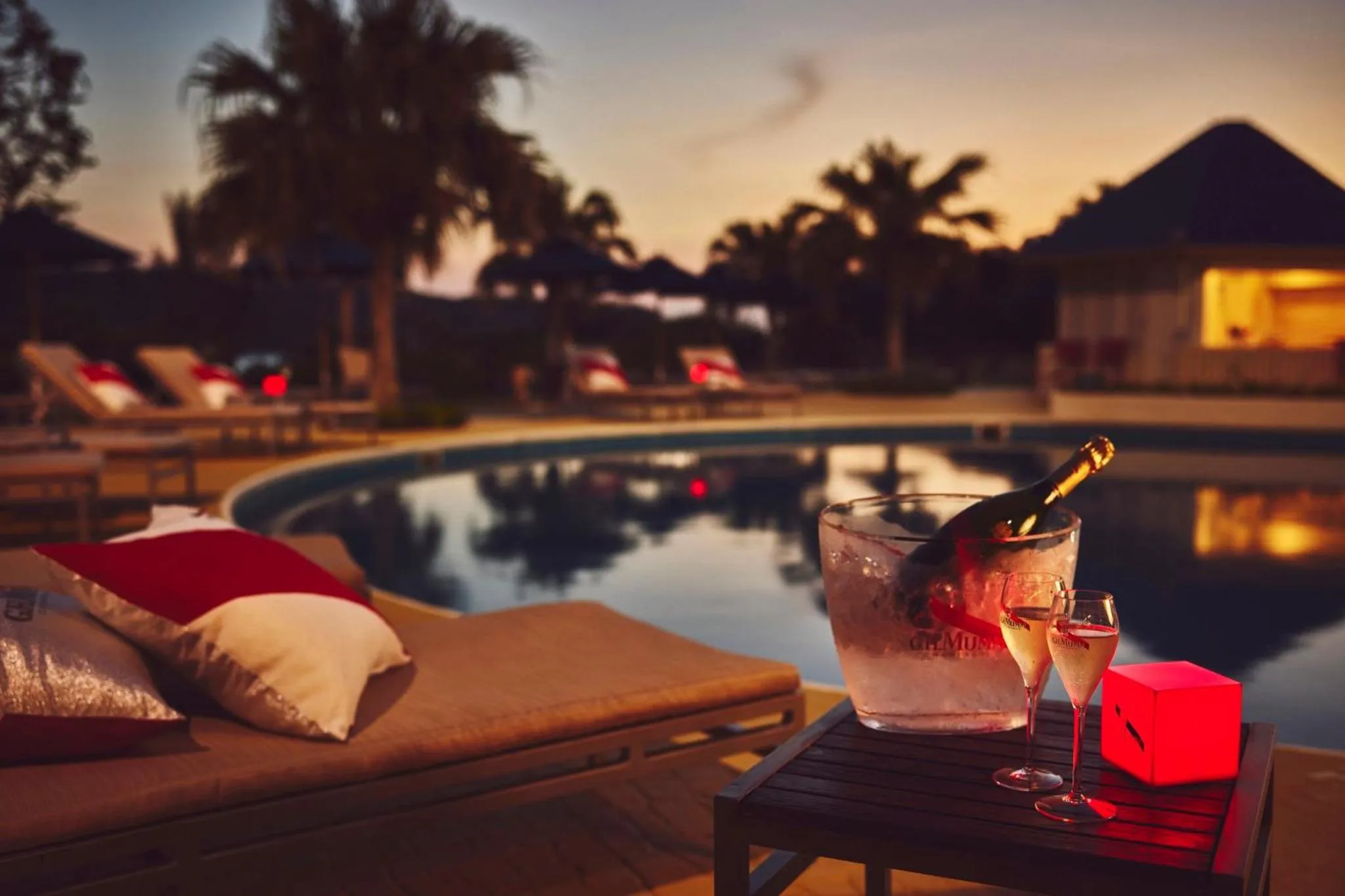 Swimming pool in ANA InterContinental Manza Beach Resort by IHG