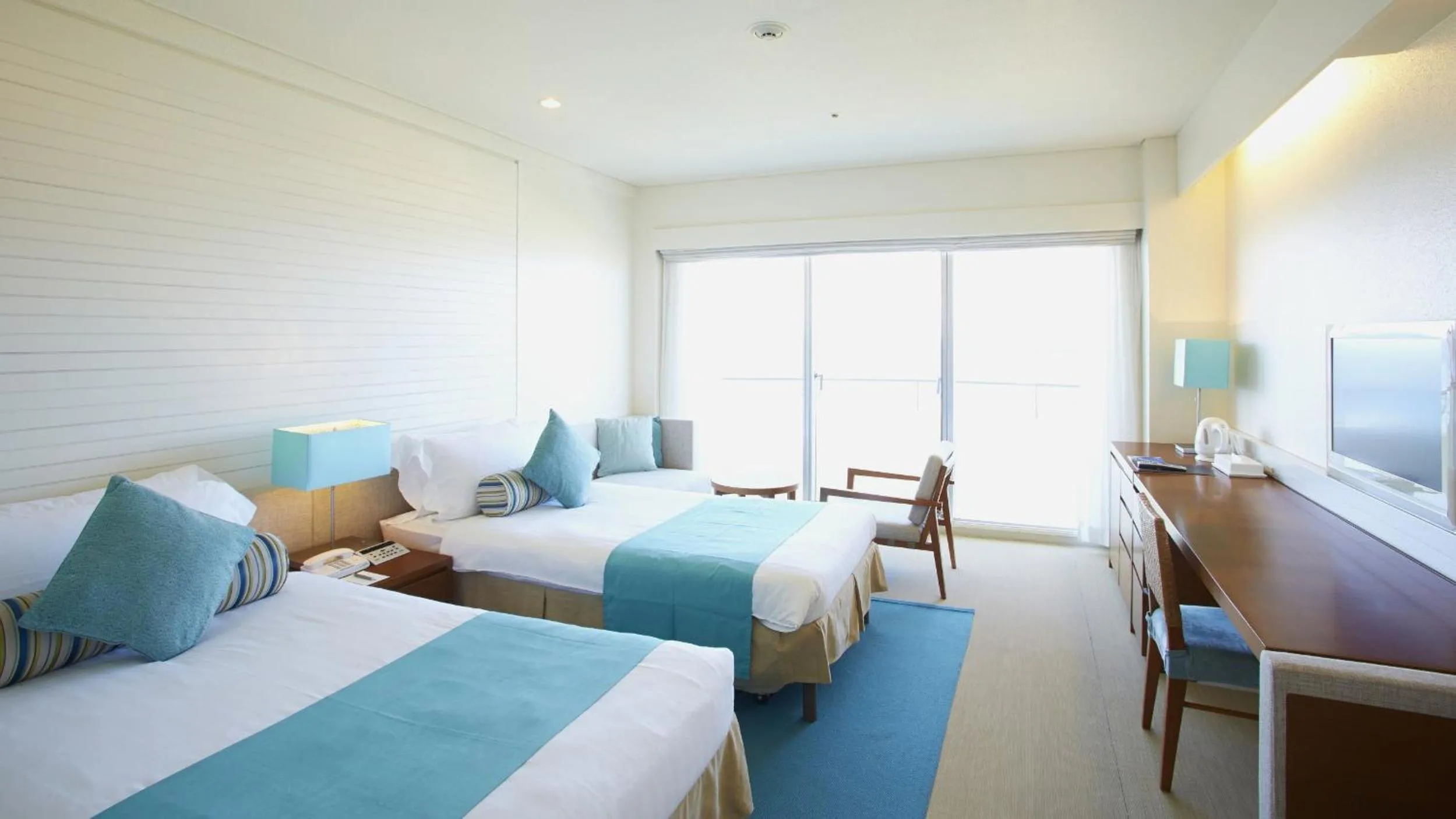 Photo of the whole room, Bed in ANA InterContinental Manza Beach Resort by IHG