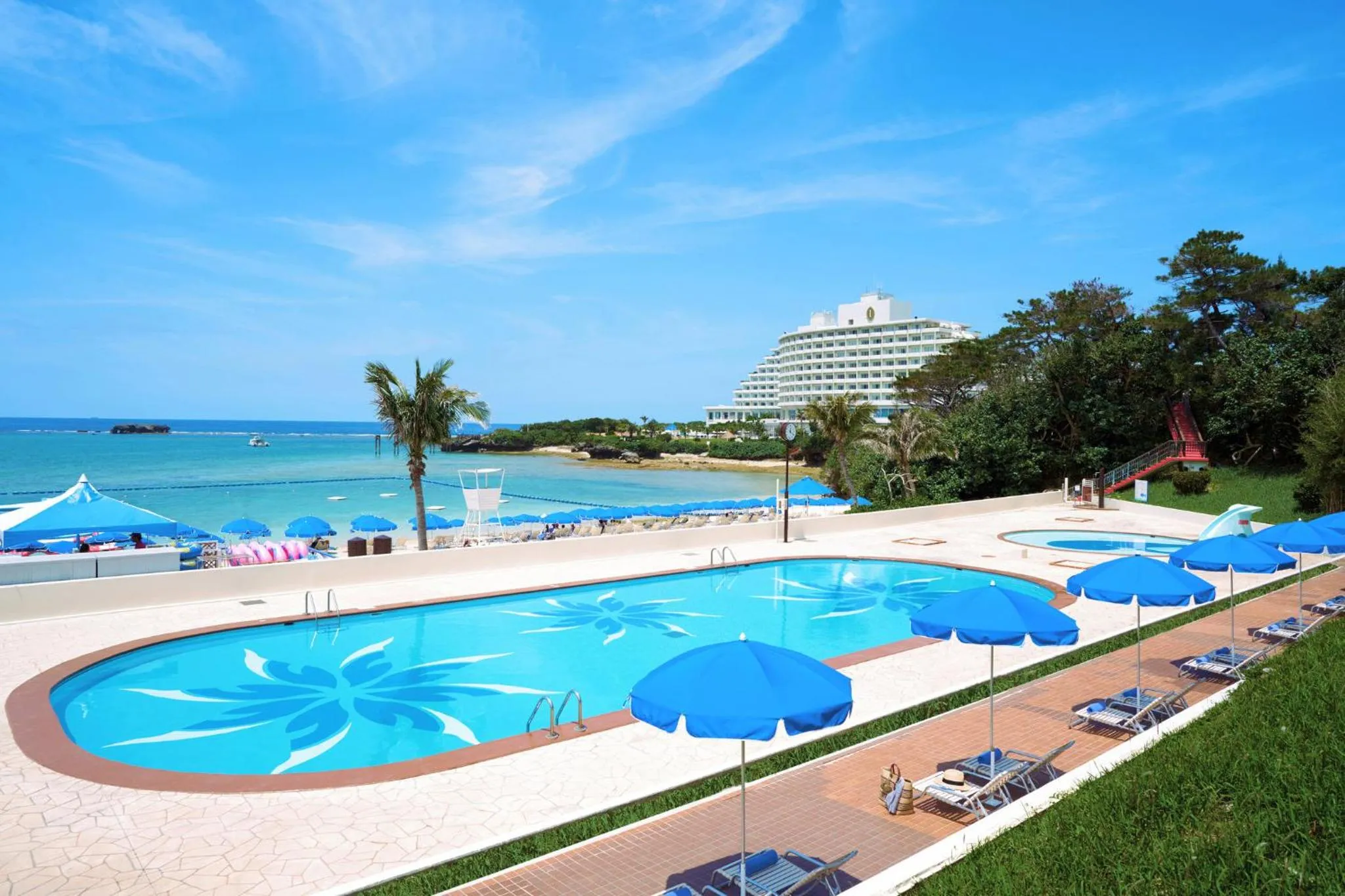 Swimming pool in ANA InterContinental Manza Beach Resort by IHG