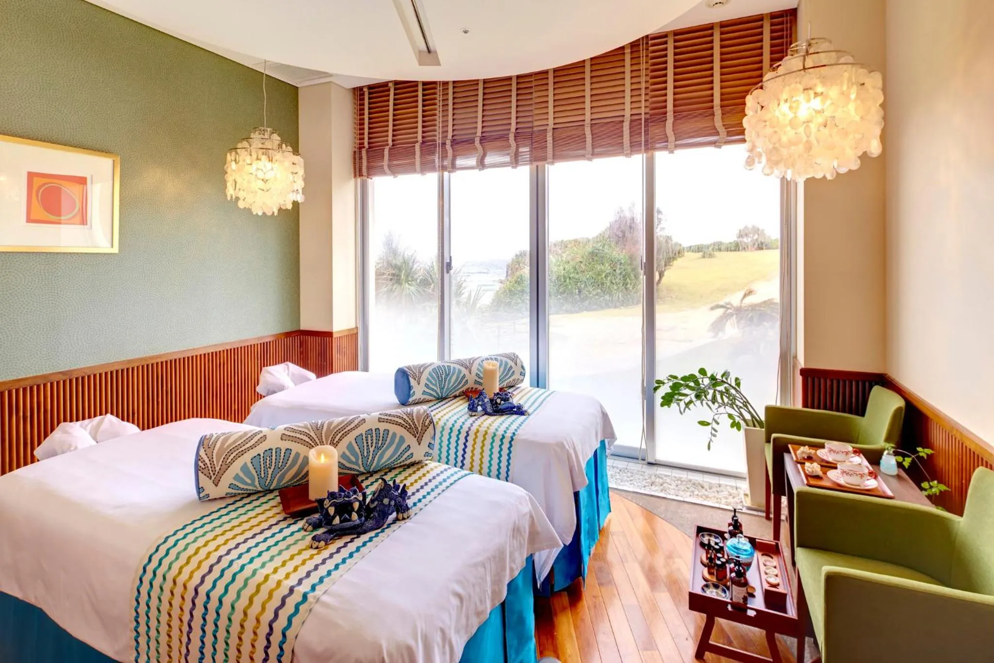 Spa and wellness centre/facilities, Bed in ANA InterContinental Manza Beach Resort by IHG