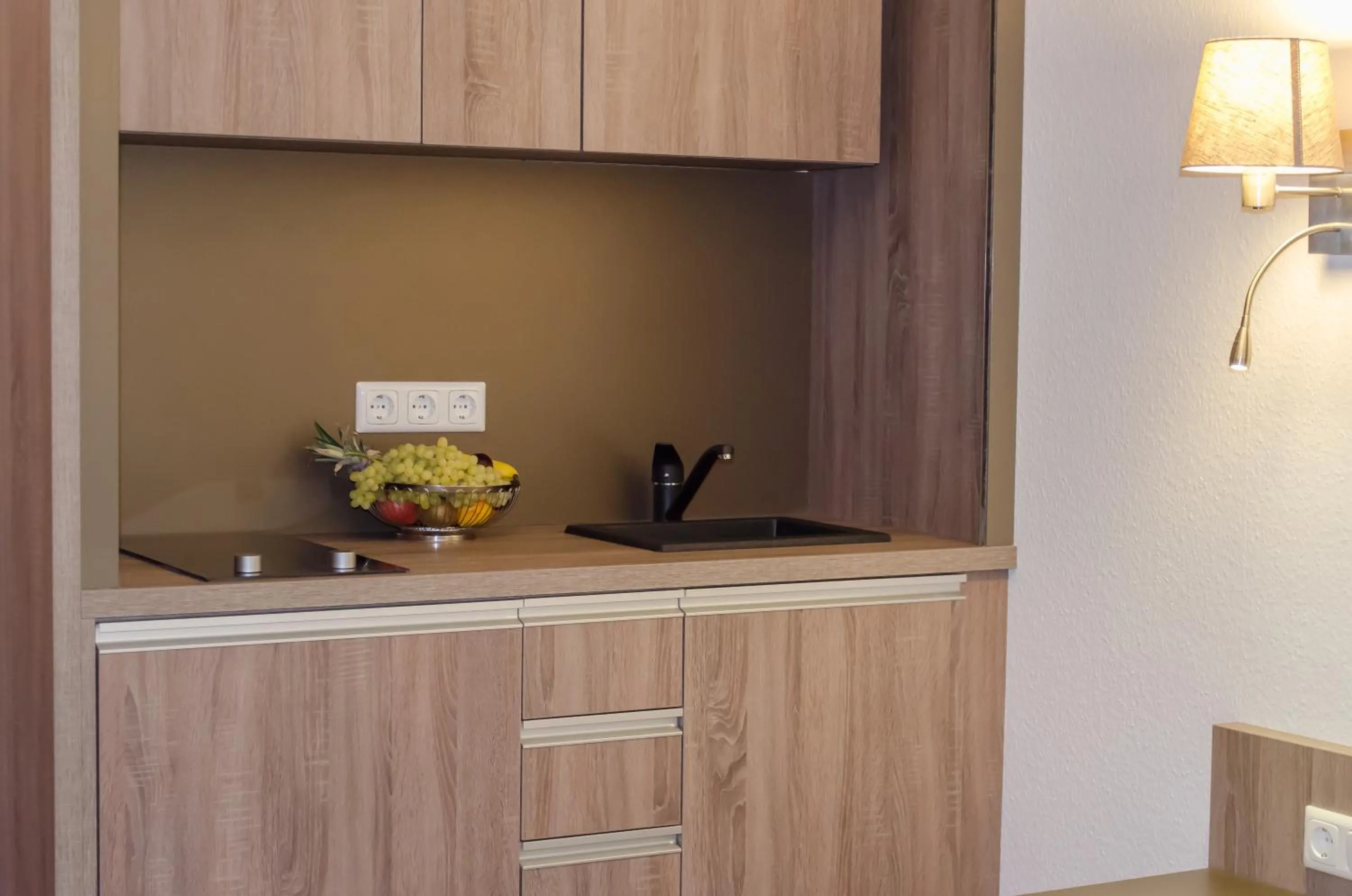 Kitchen or kitchenette in City Hotel Wiesbaden