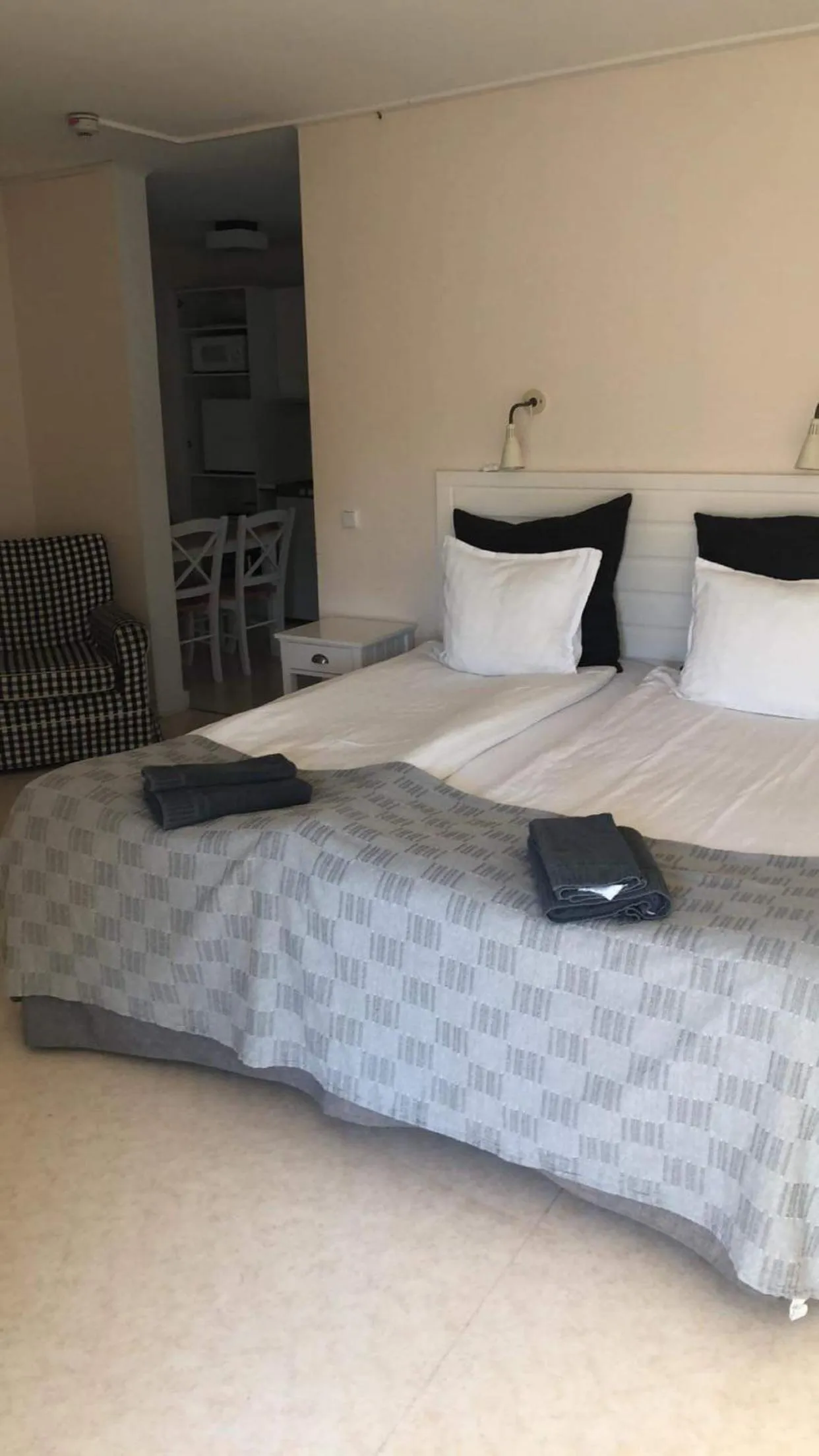 Bed in Hotell Villa Rönne