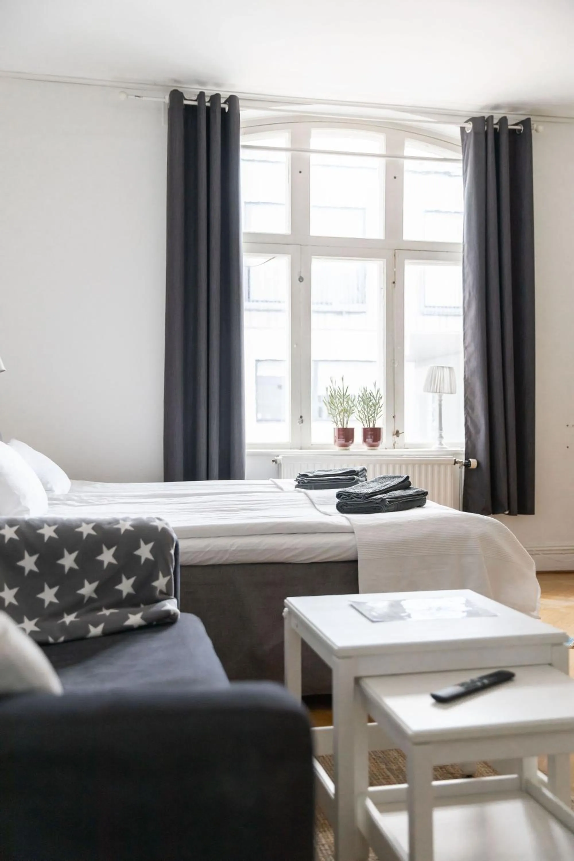 Bed in Hotell Villa Rönne