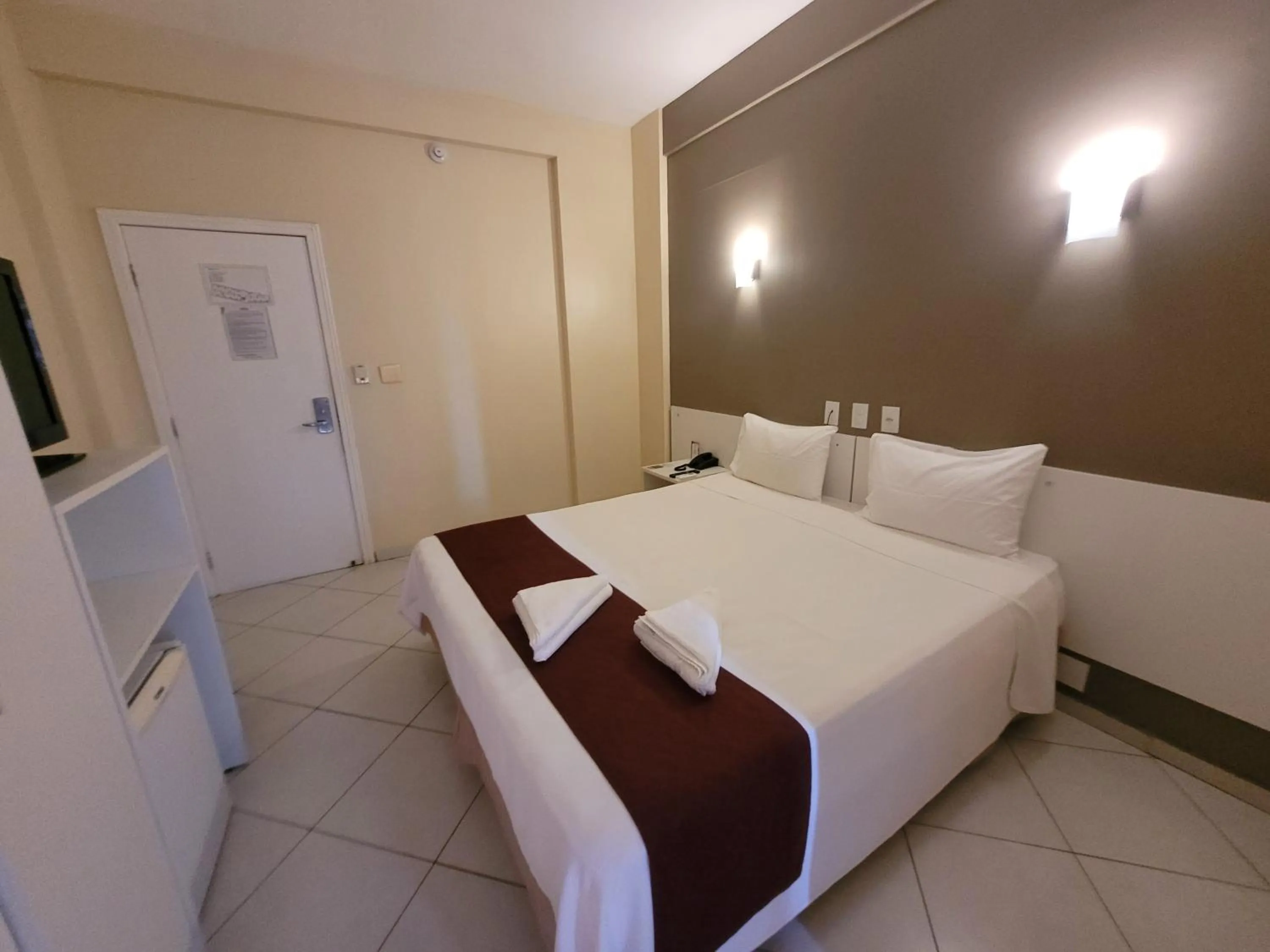 Bed in Sandrin Praia Hotel