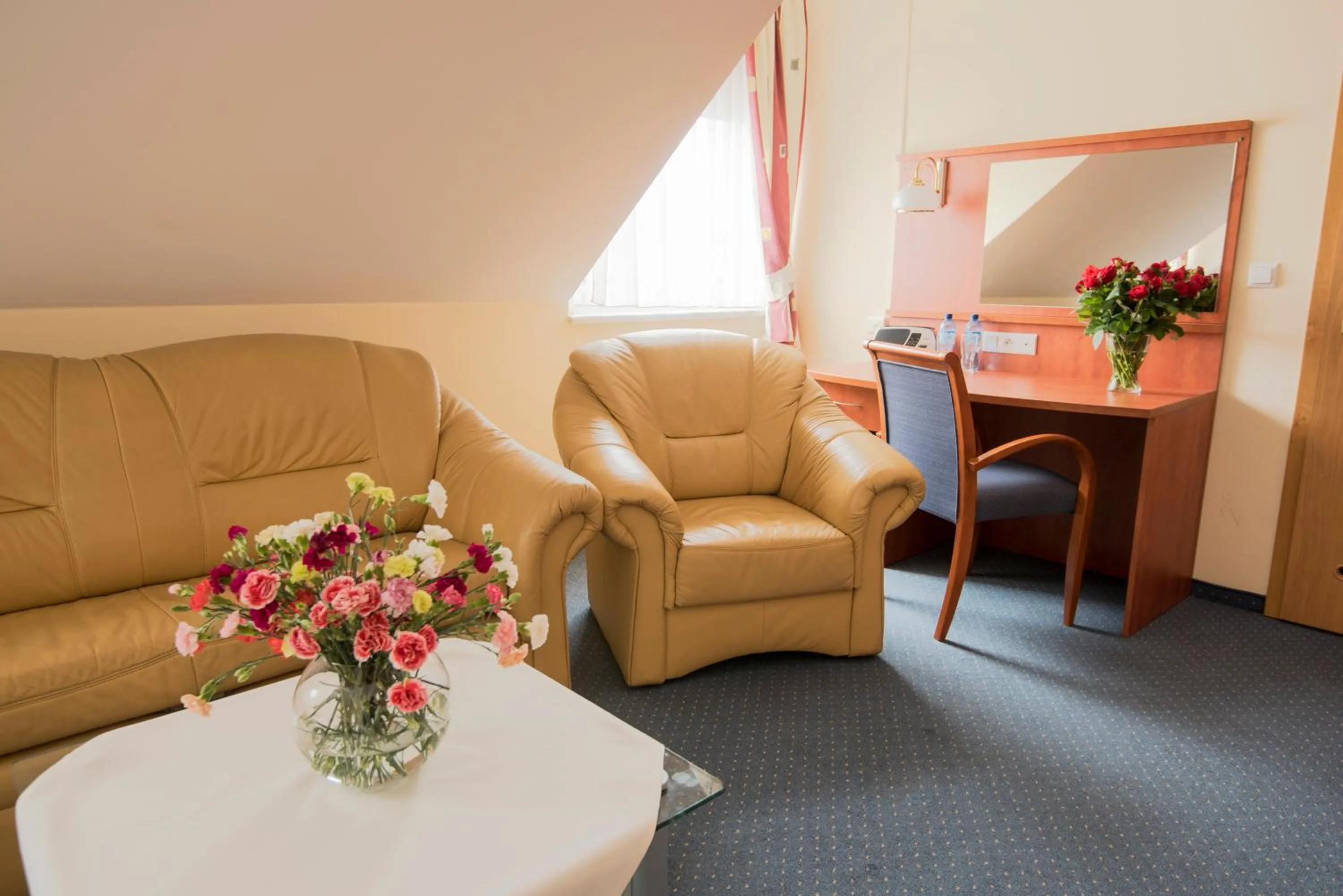 Seating area in Hotel Daria