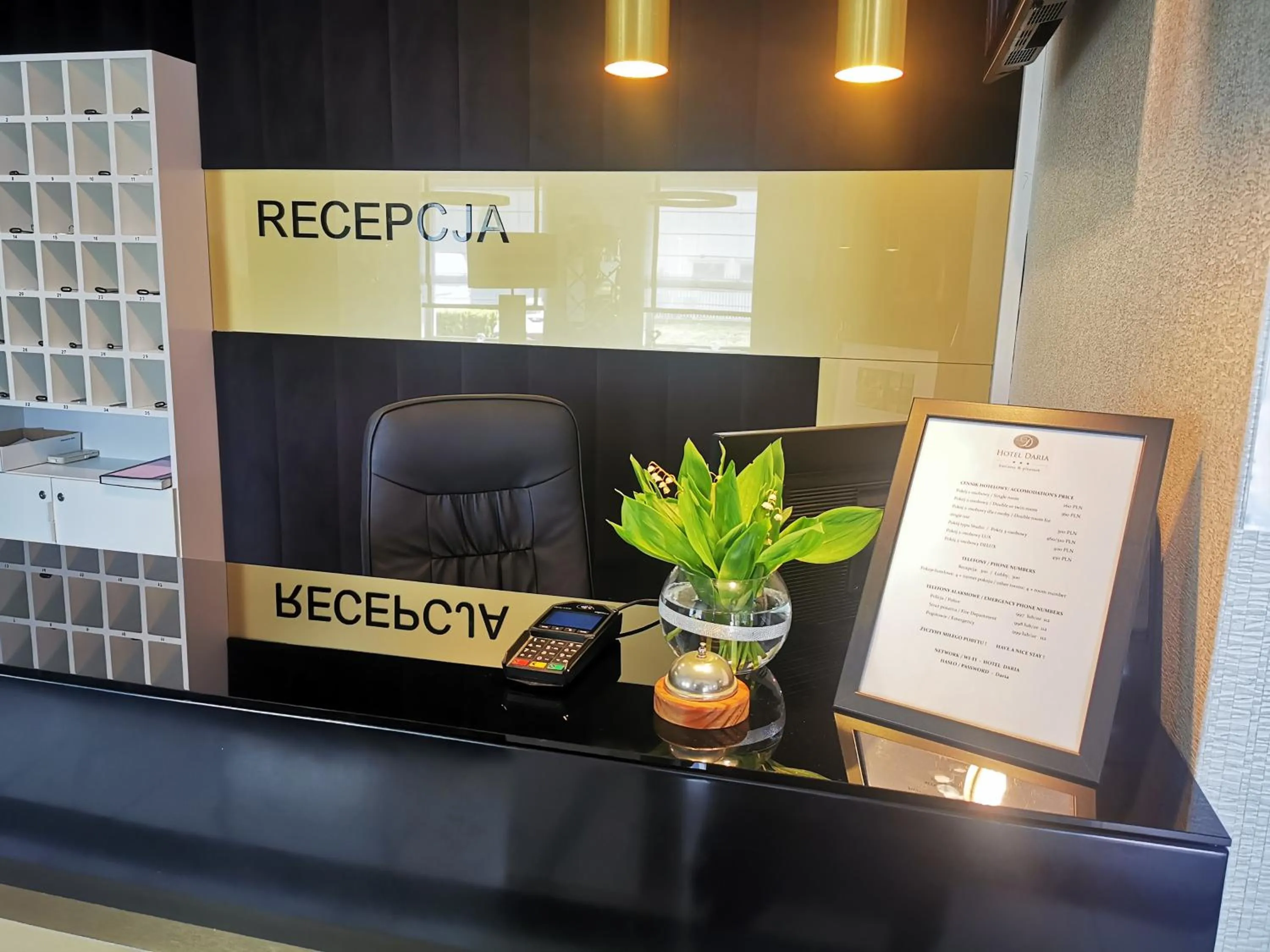 Lobby or reception in Hotel Daria