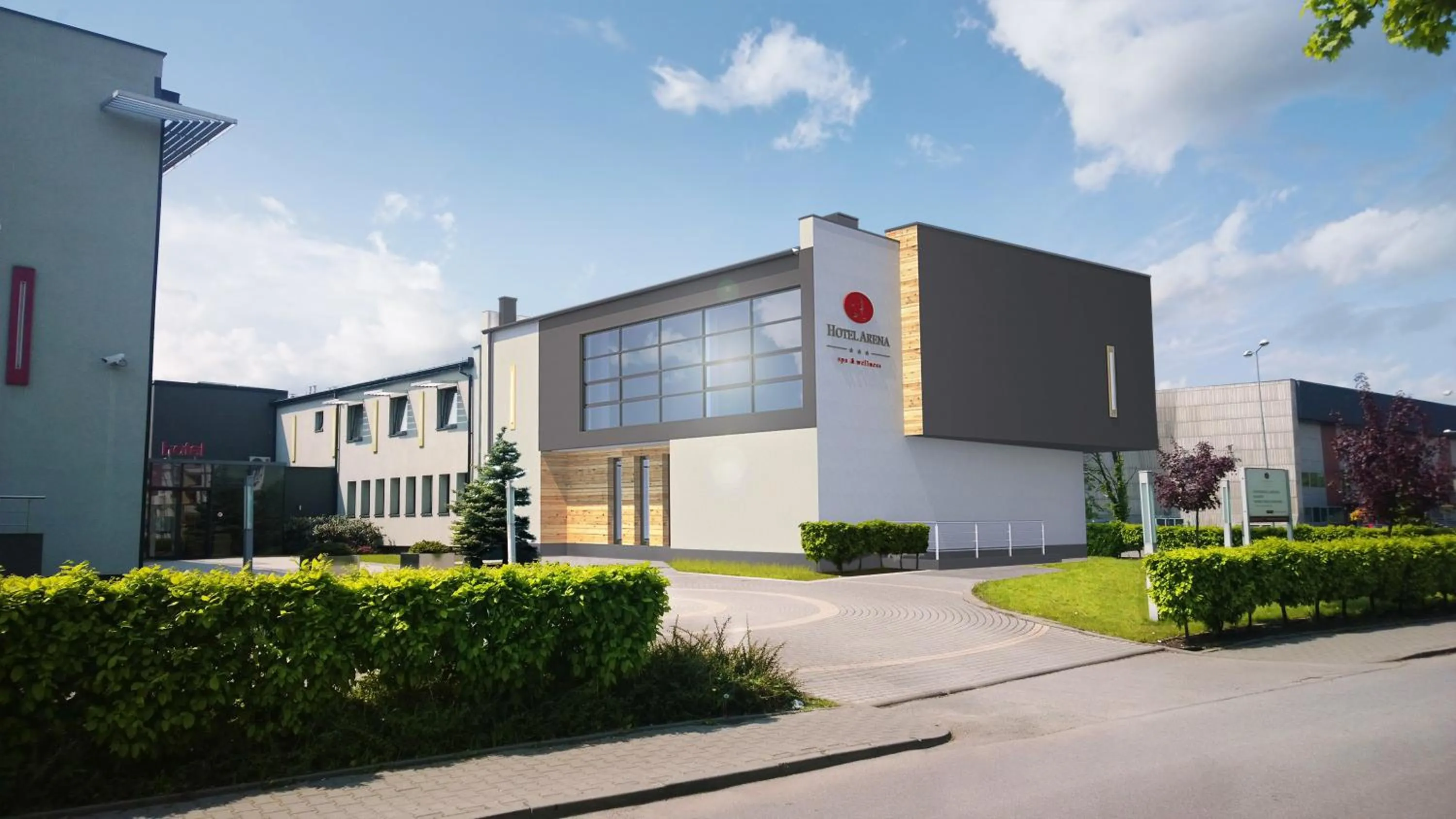 Facade/entrance in Arena Hotel Spa & Wellness