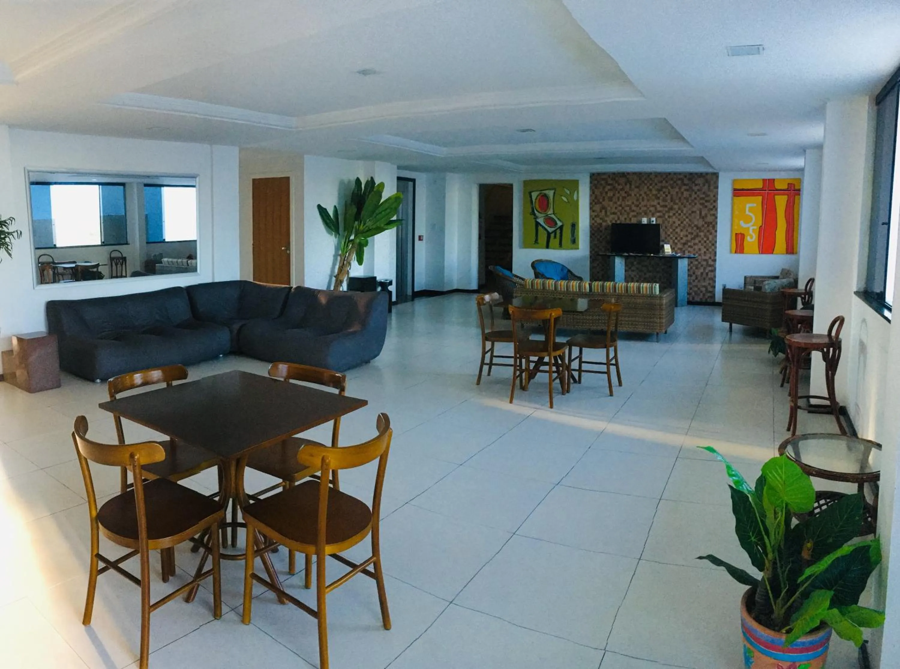 Living room in Hotel Algas Marinhas