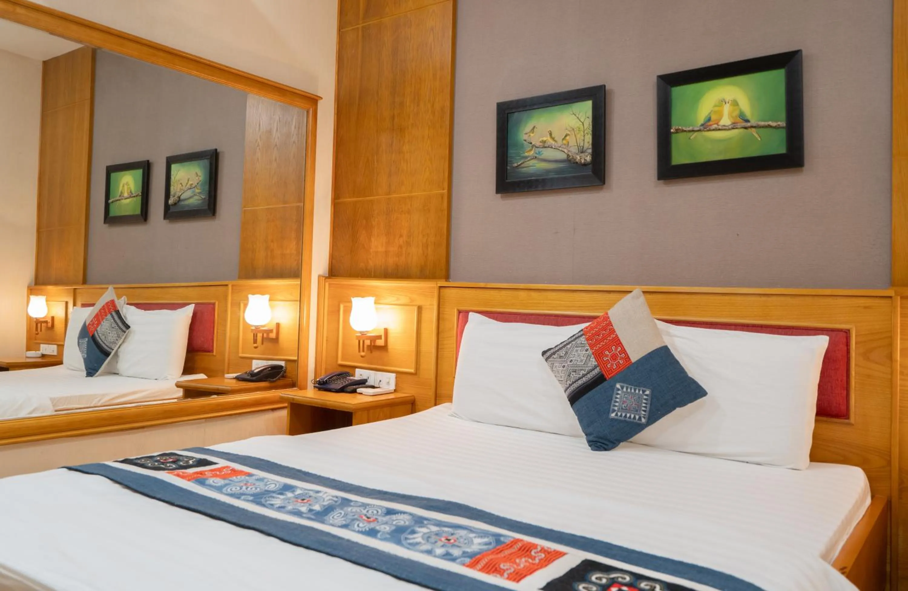 Bed in Anh Dao Hotel