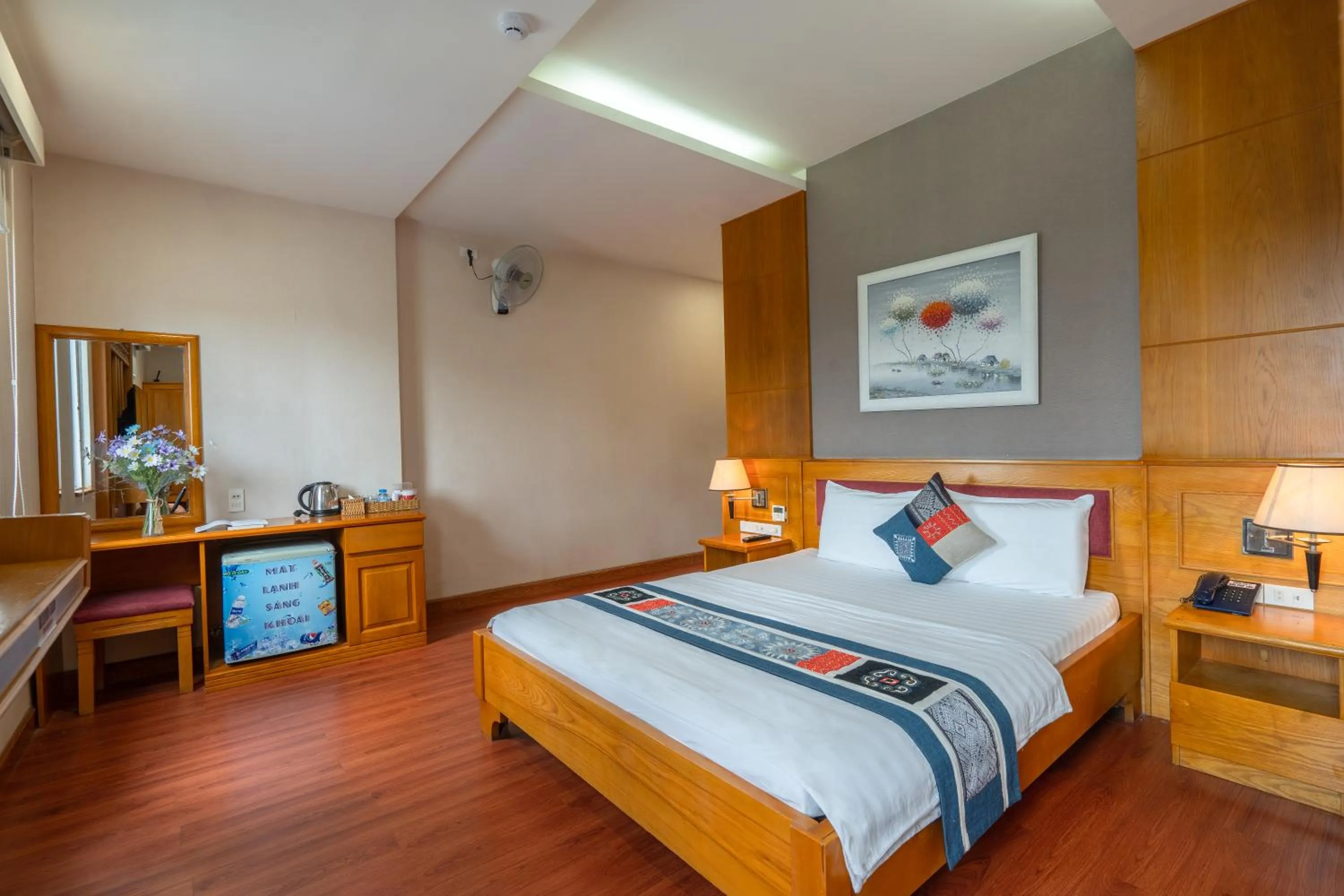 Bed in Anh Dao Hotel