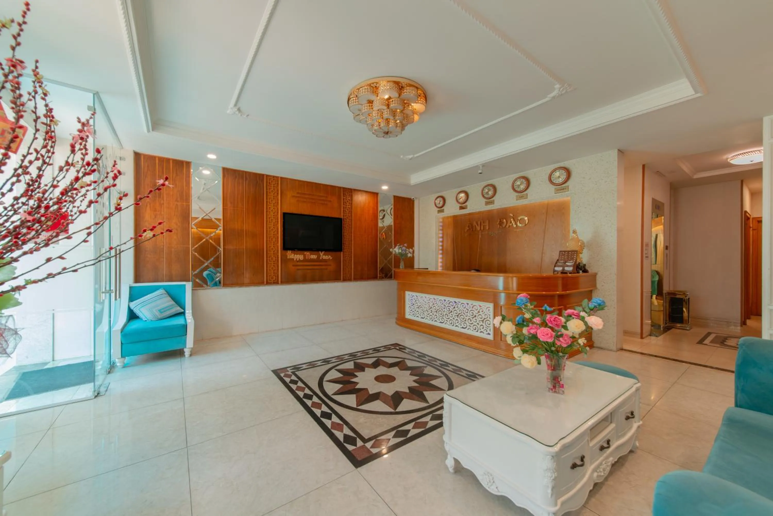 Lobby or reception in Anh Dao Hotel