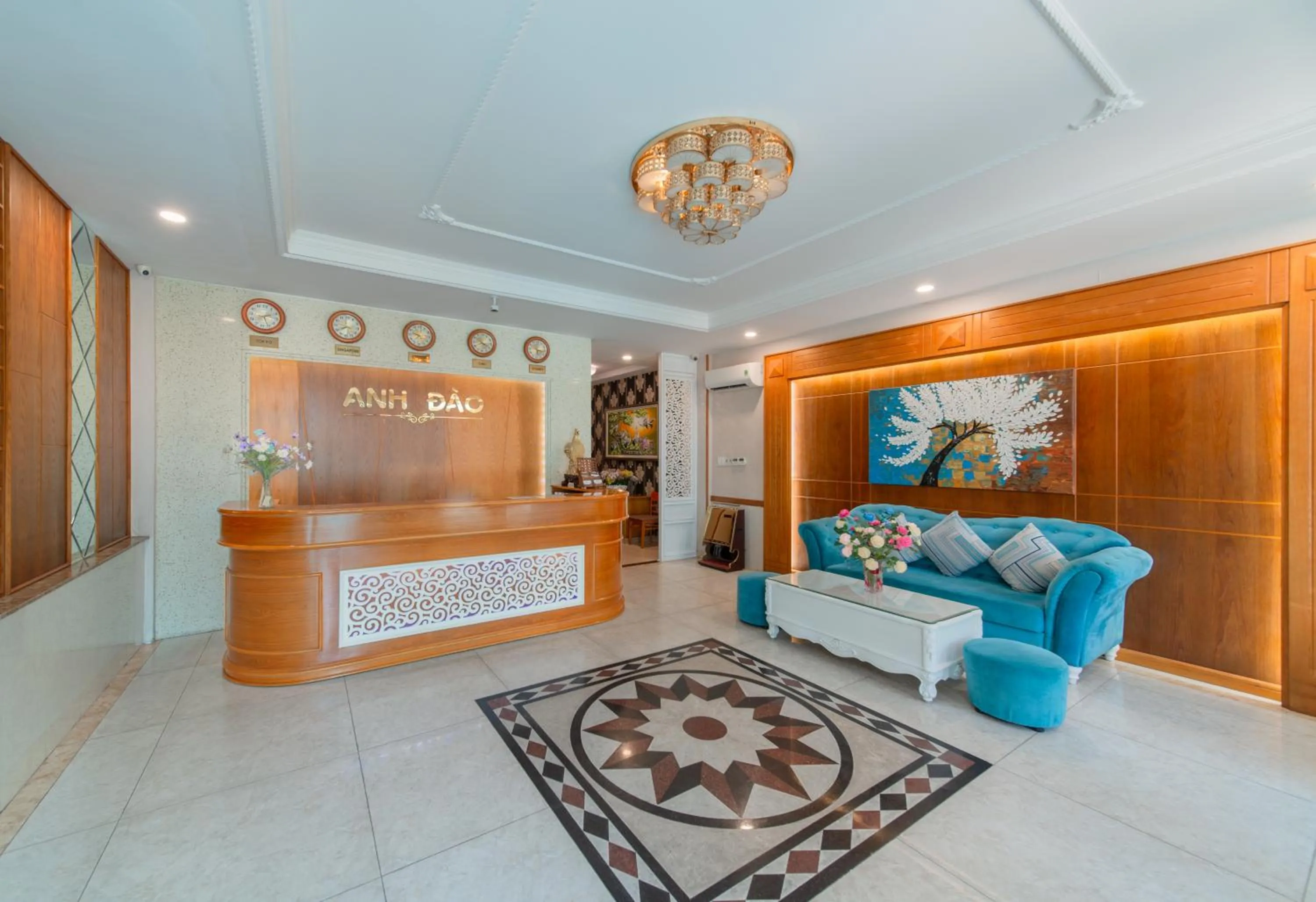 Lobby or reception in Anh Dao Hotel
