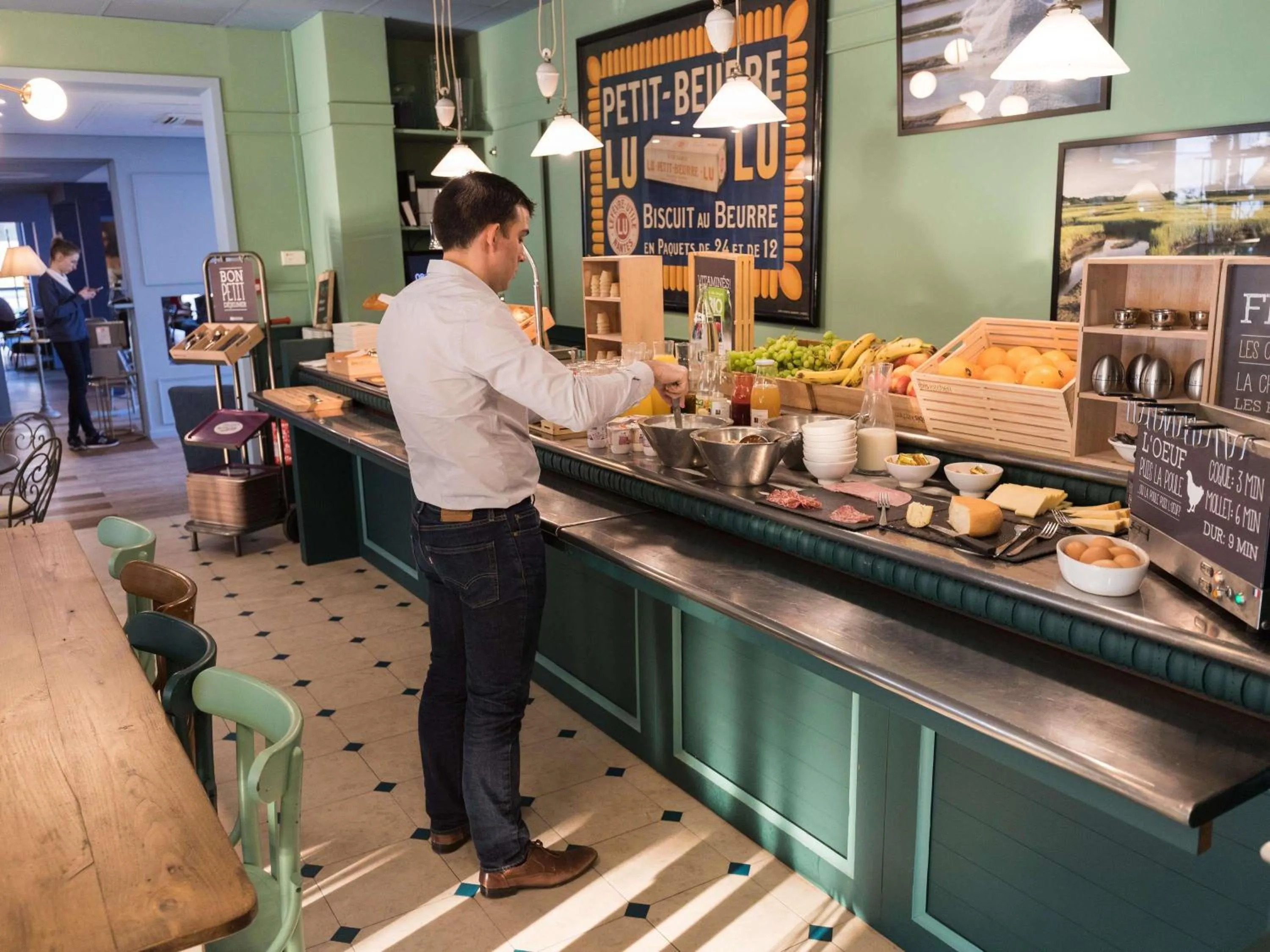 Breakfast in ibis Nantes Saint Herblain