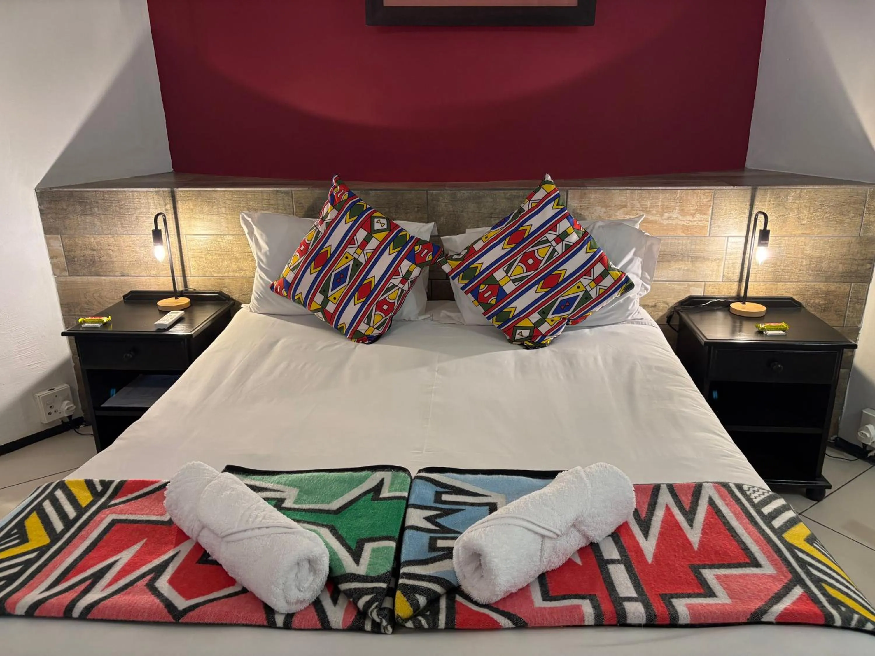 Bed in Sabie River Bush Lodge