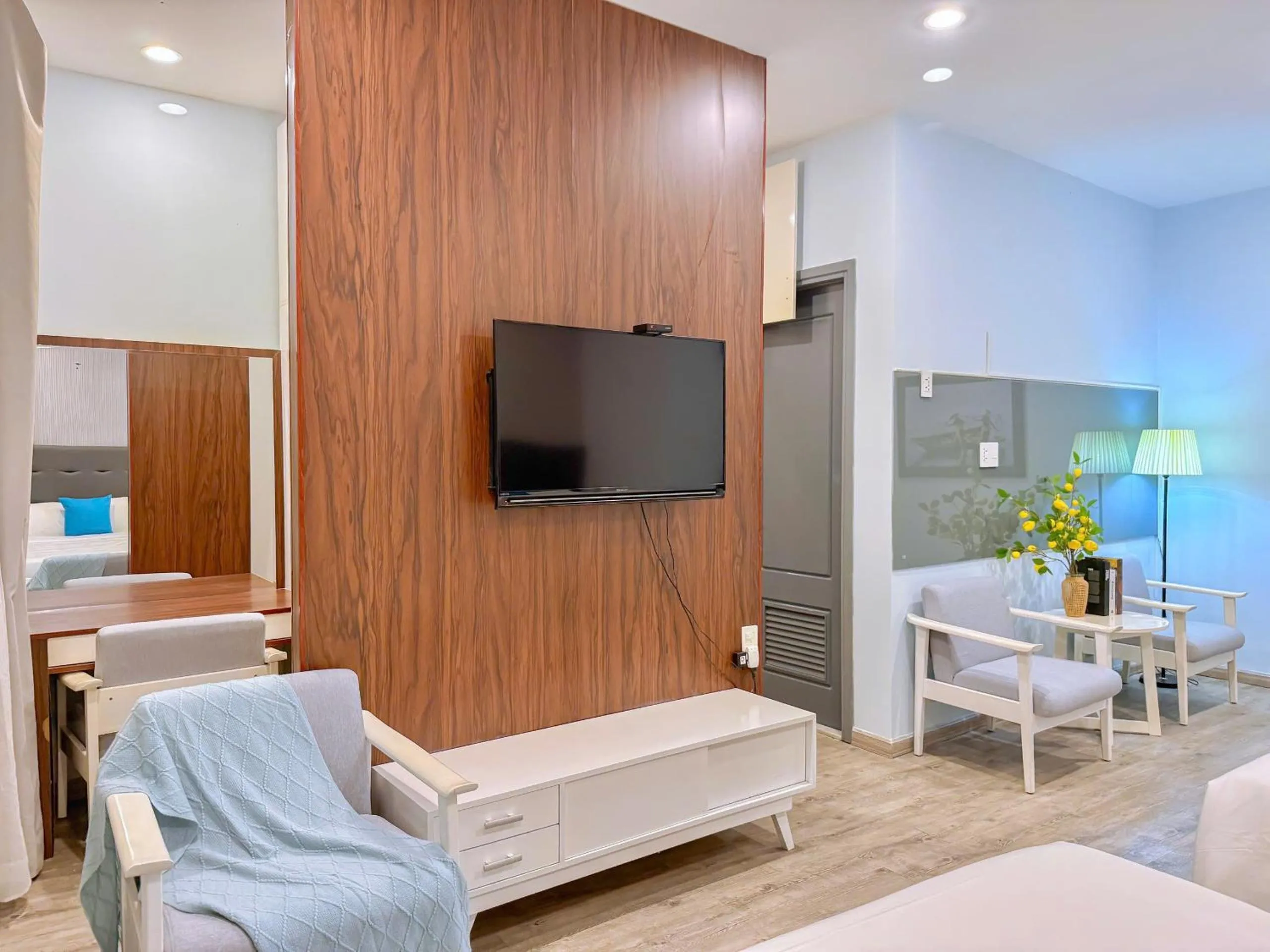 Bed in The Wind Mountainside Hotel