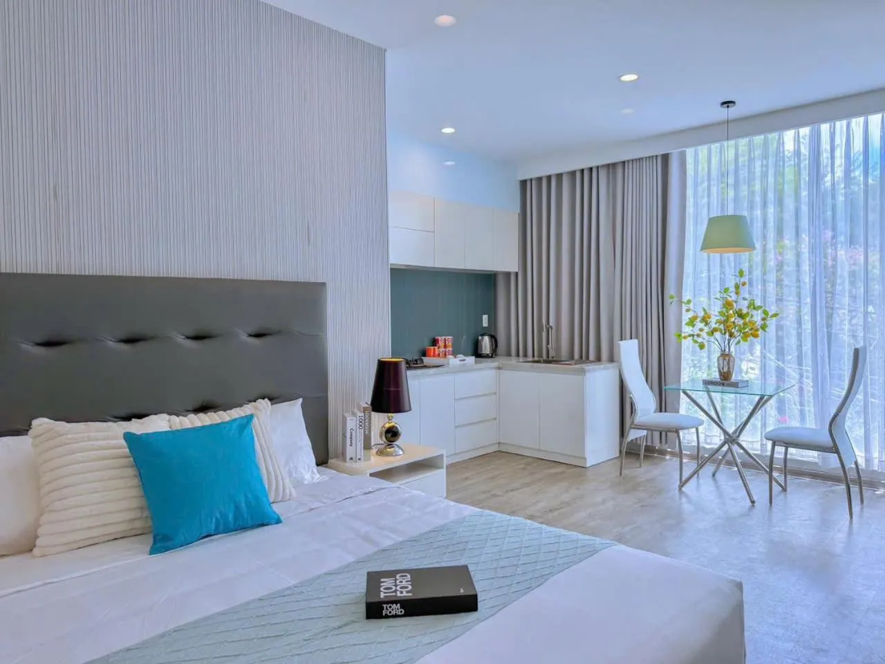 Bed in The Wind Mountainside Hotel