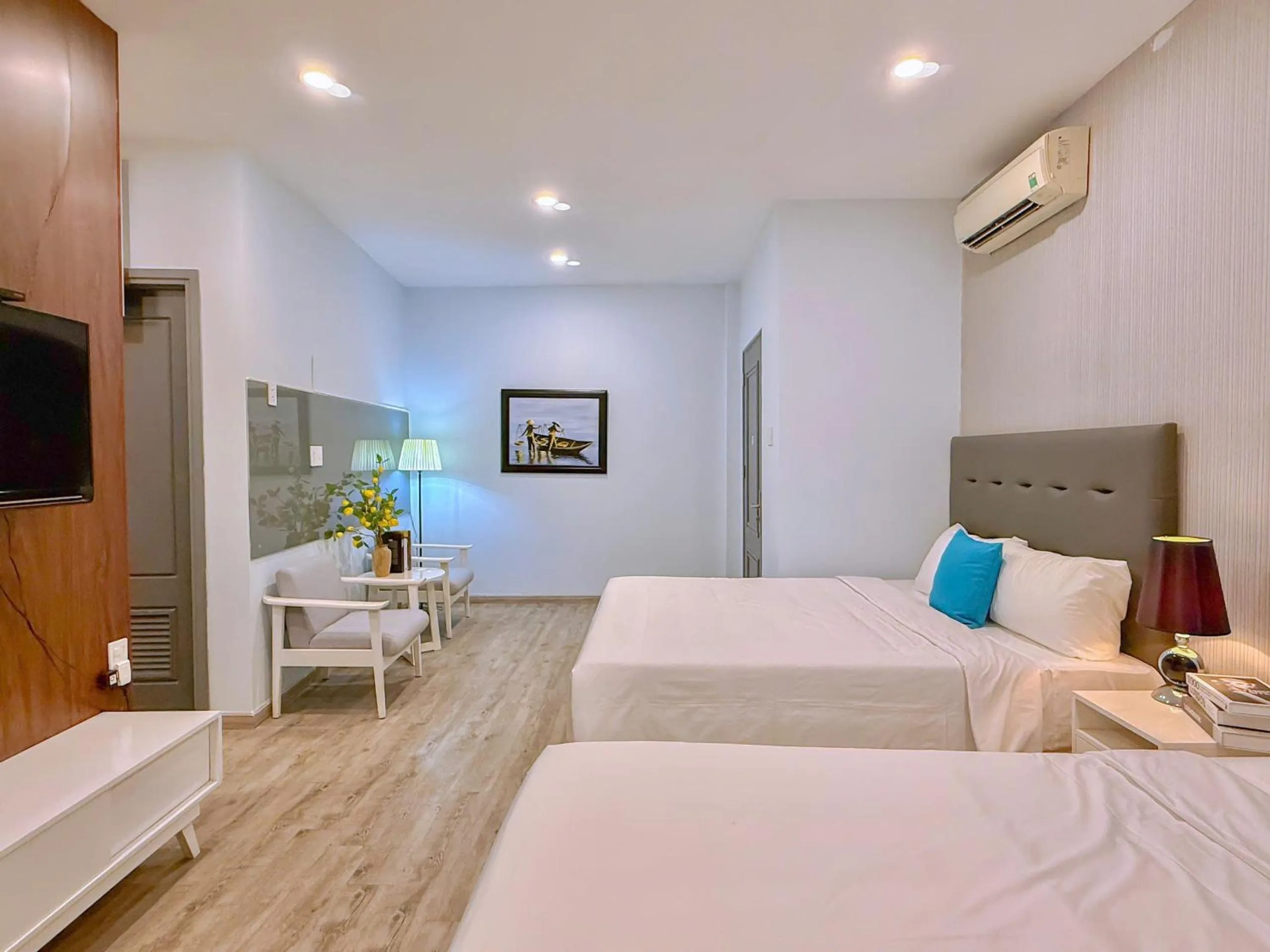 Bed in The Wind Mountainside Hotel