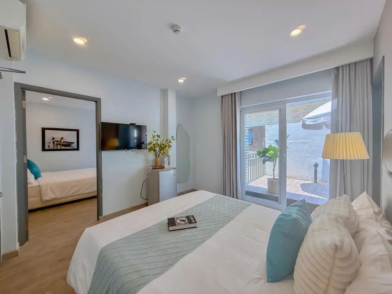 Bed in The Wind Mountainside Hotel