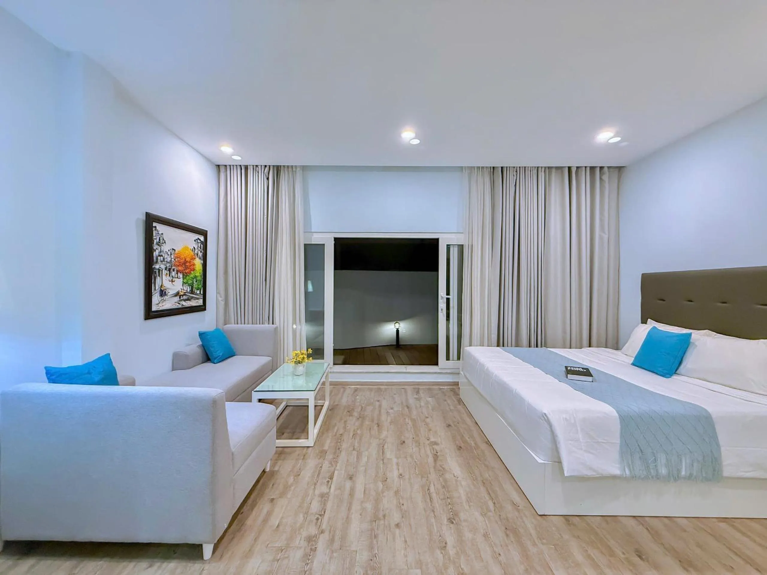 Bed in The Wind Mountainside Hotel