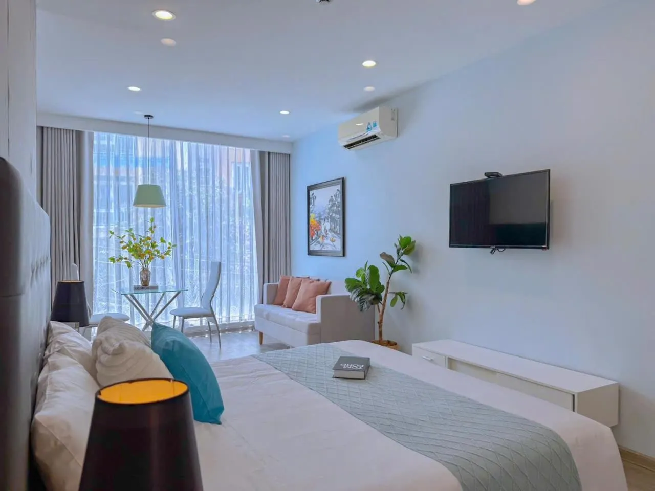 Bed in The Wind Mountainside Hotel