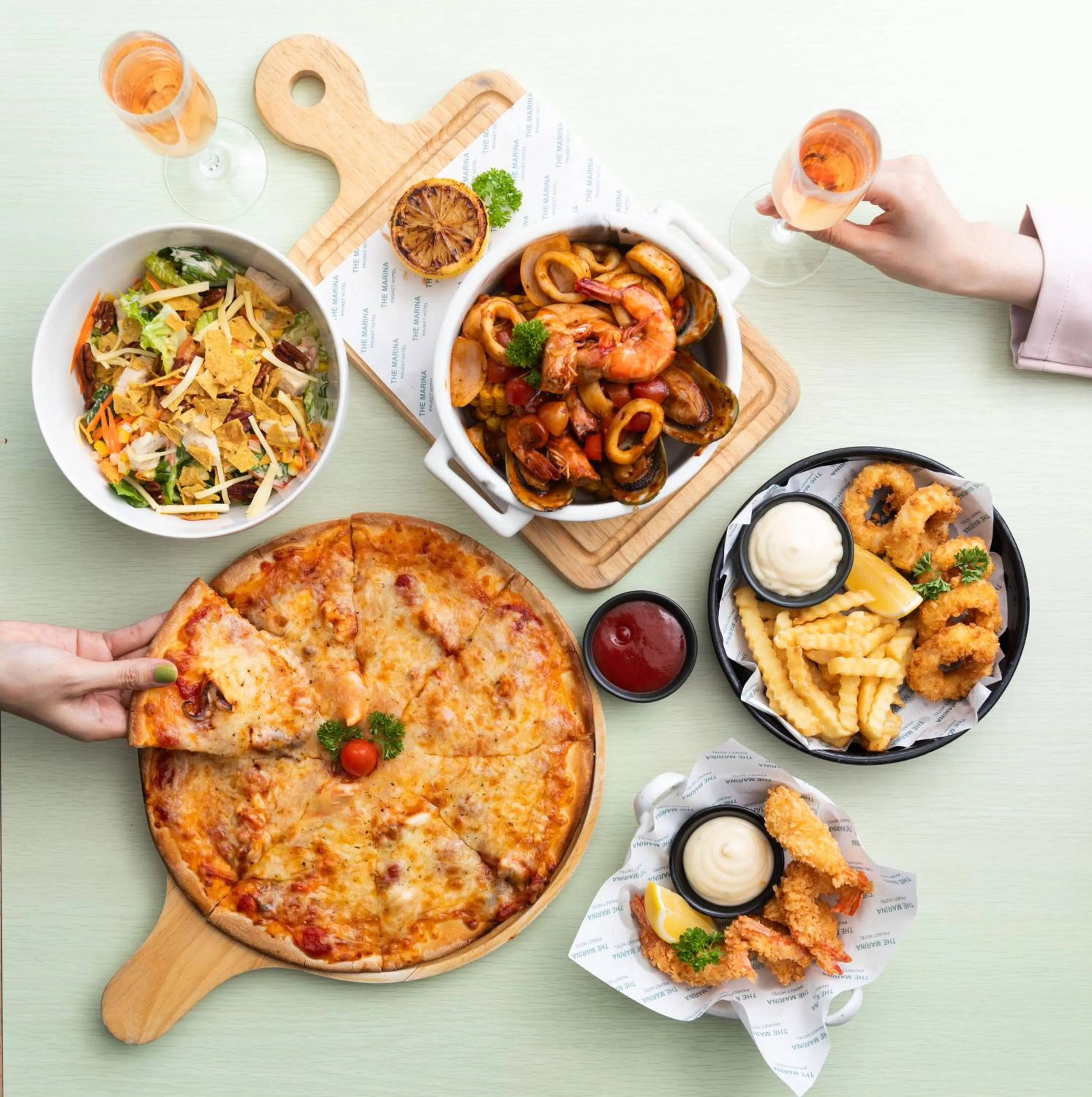 Food in The Marina Phuket Hotel