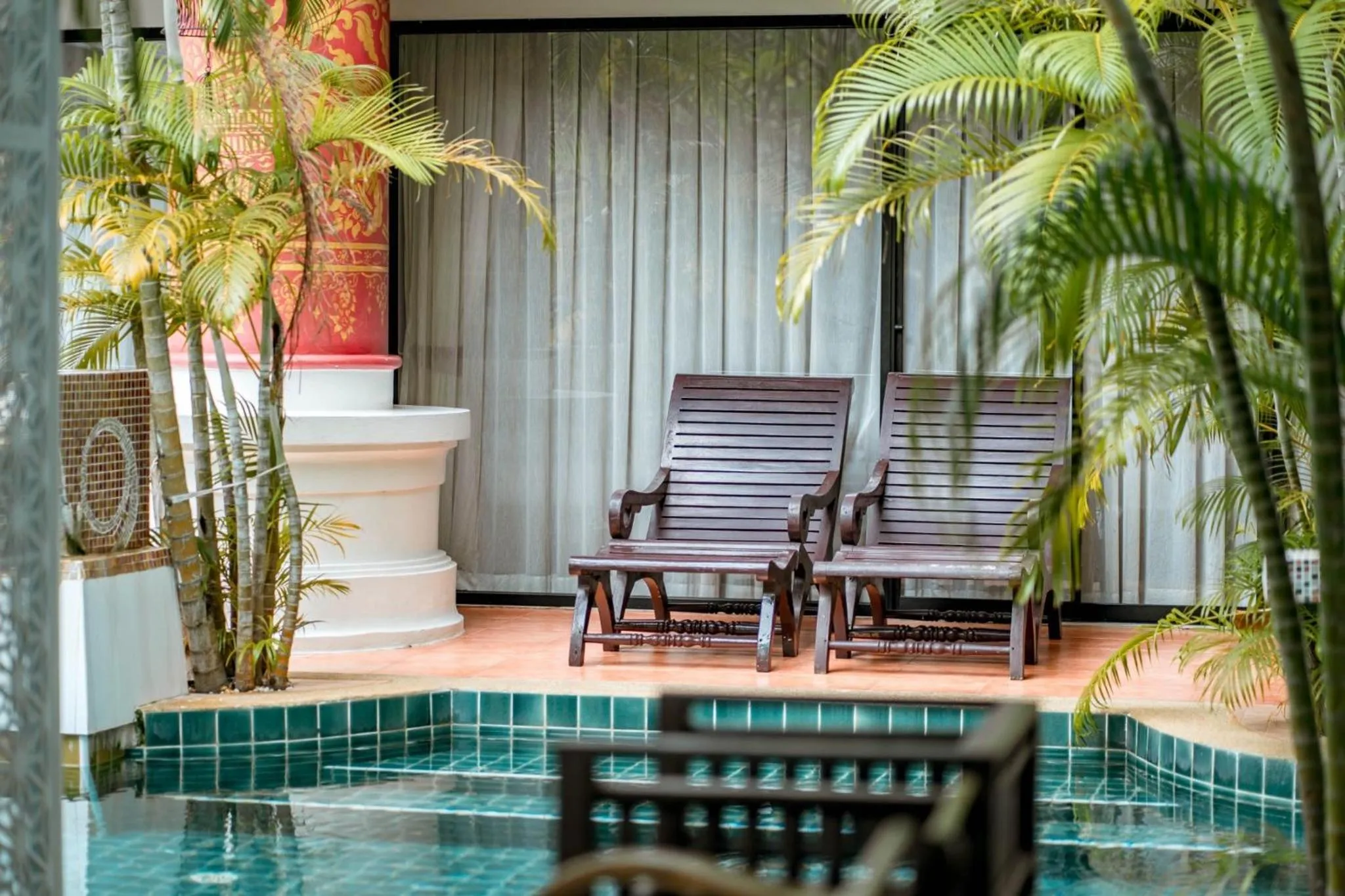 Pool view in Kasalong Resort and Spa Pattaya