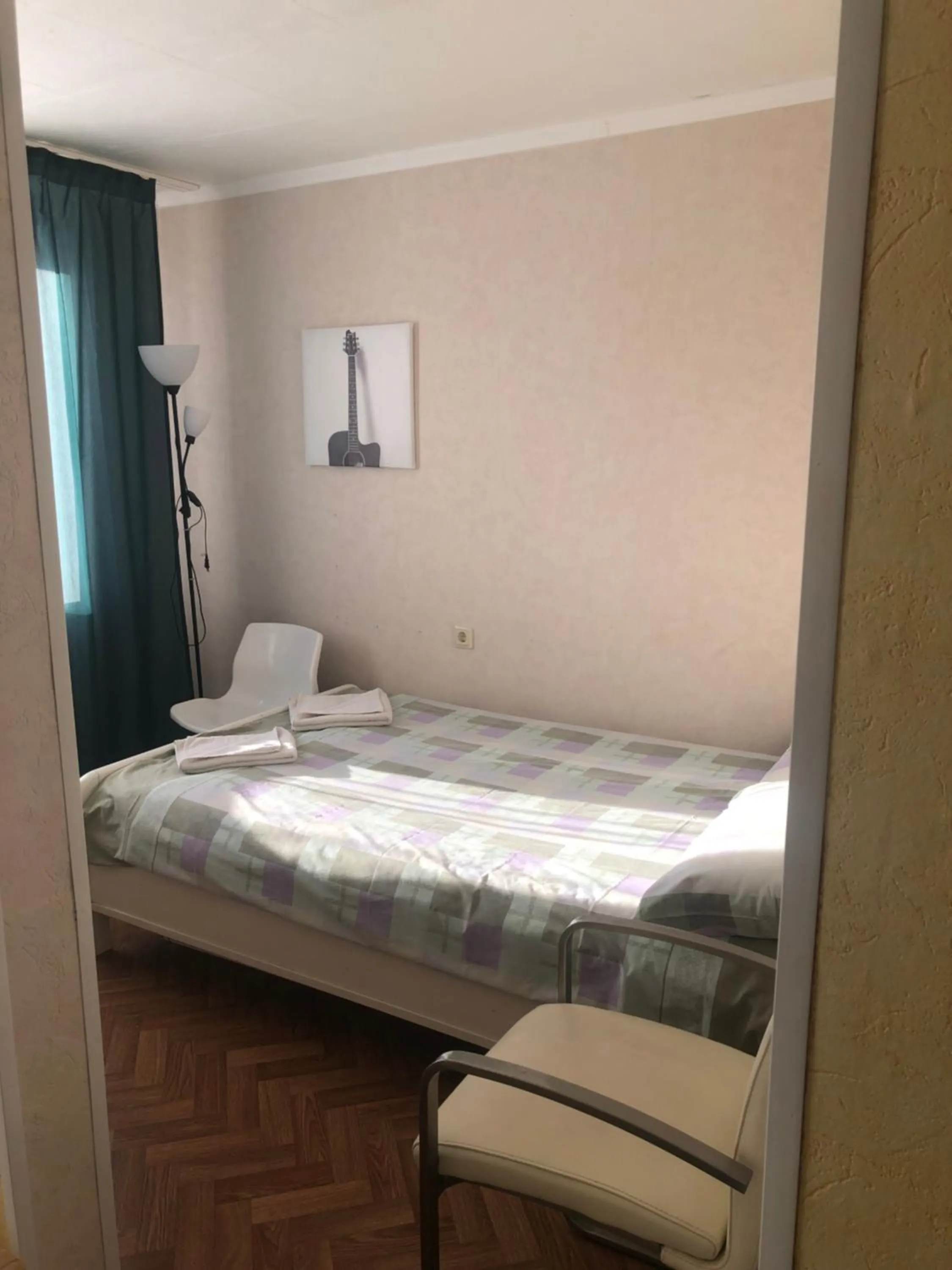 Bed in Riverside Motel Jelgava