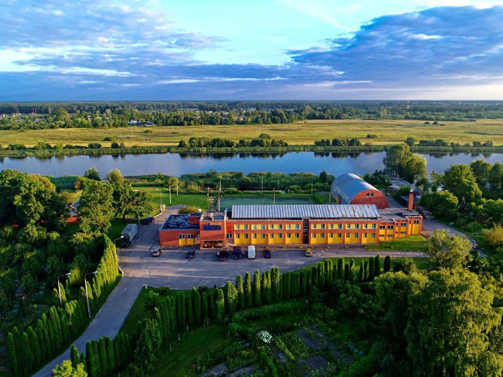 Property building in Riverside Motel Jelgava
