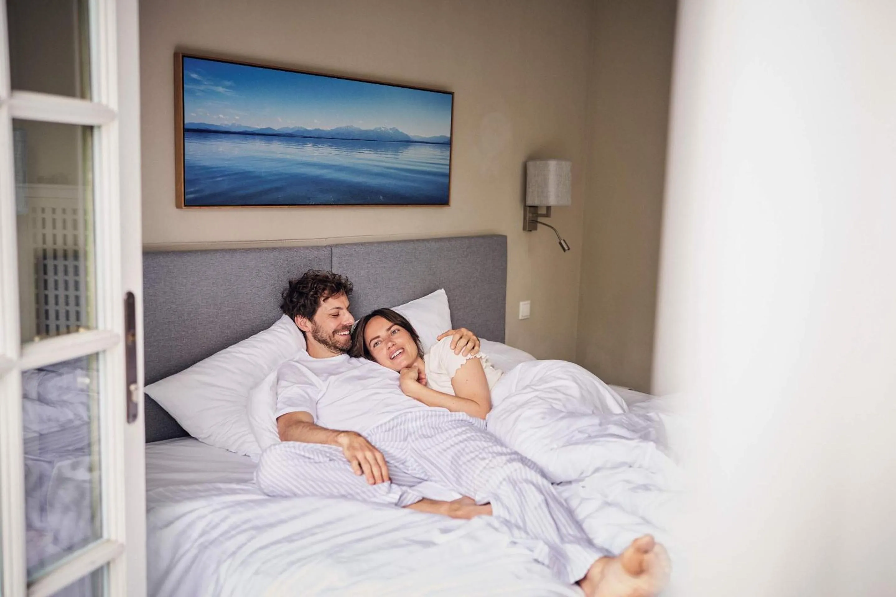 Bed in Hotel Gutsgasthof Stangl