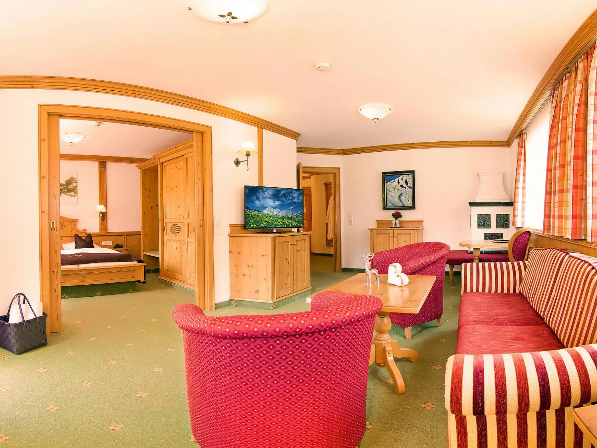 Living room in Alpenhotel Tirolerhof