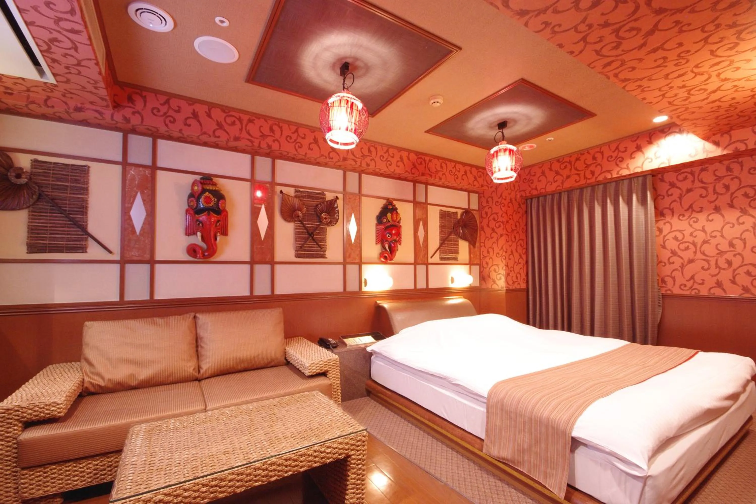 Living room, Bed in Hotel Rio (Adult Only)