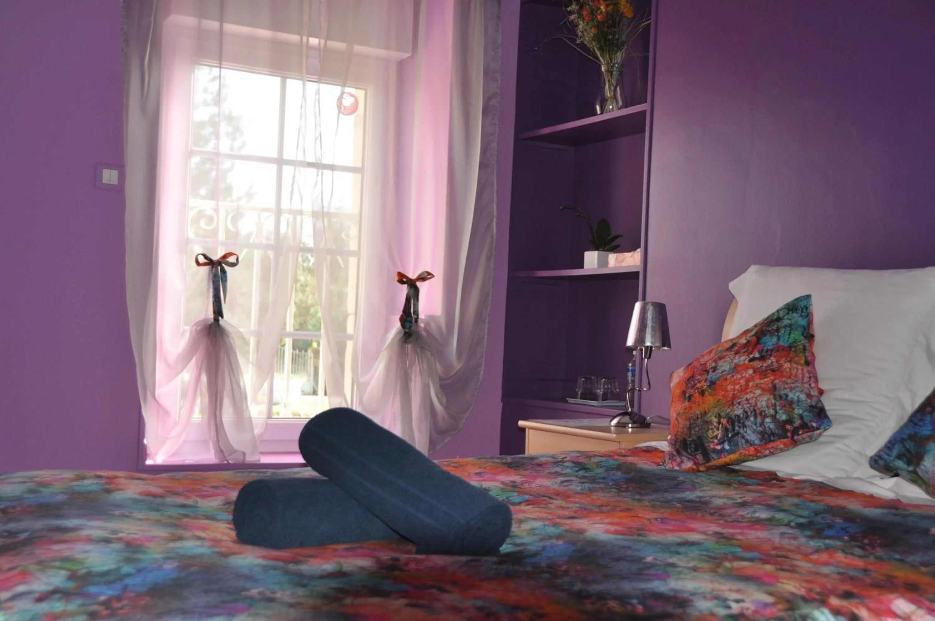 Bed in Chambre d'hôtes Sauternais