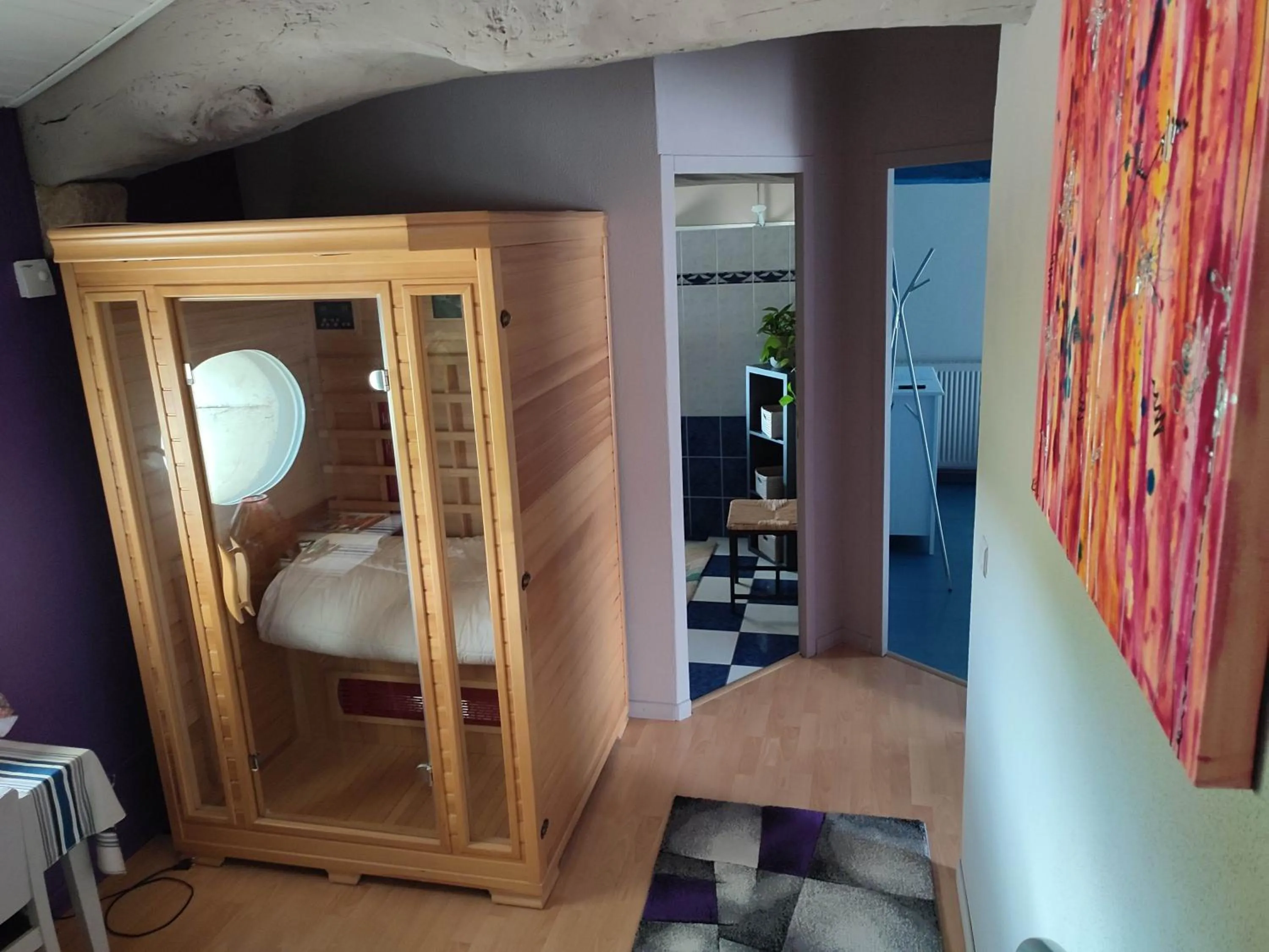 Bed in Chambre d'hôtes Sauternais