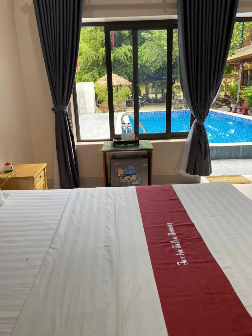 Pool view, Bed in Tam Coc Westlake Homestay