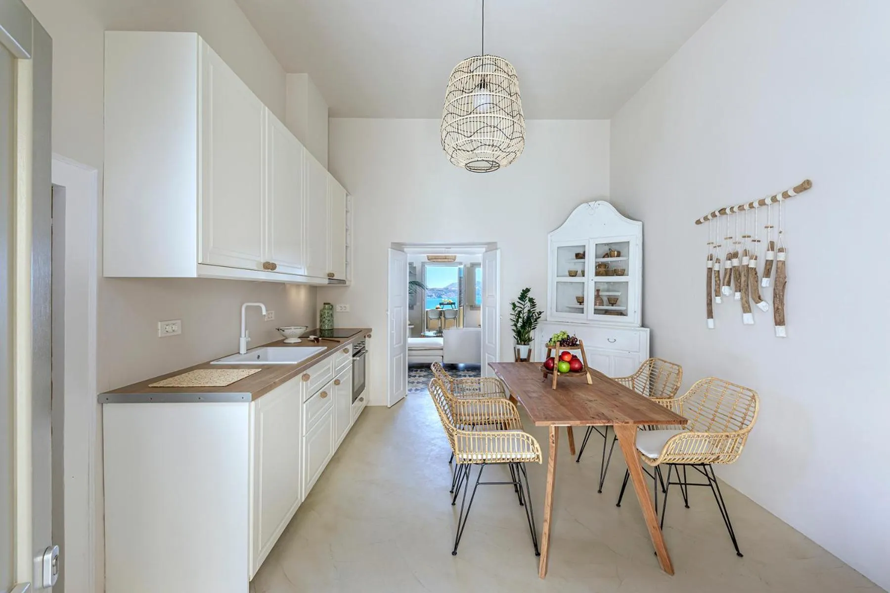 Kitchen or kitchenette in Caldera Houses Oia