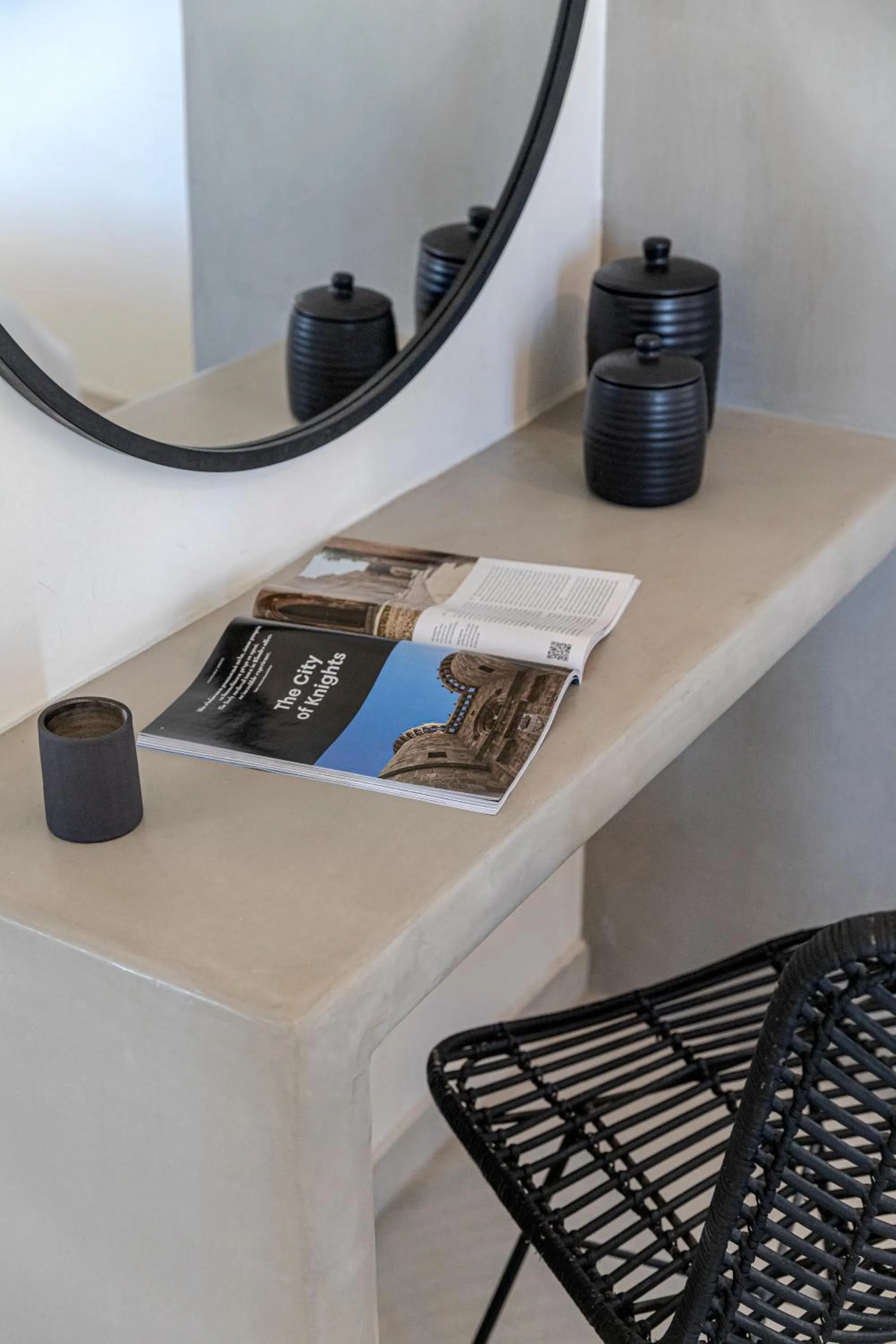 Decorative detail in Caldera Houses Oia