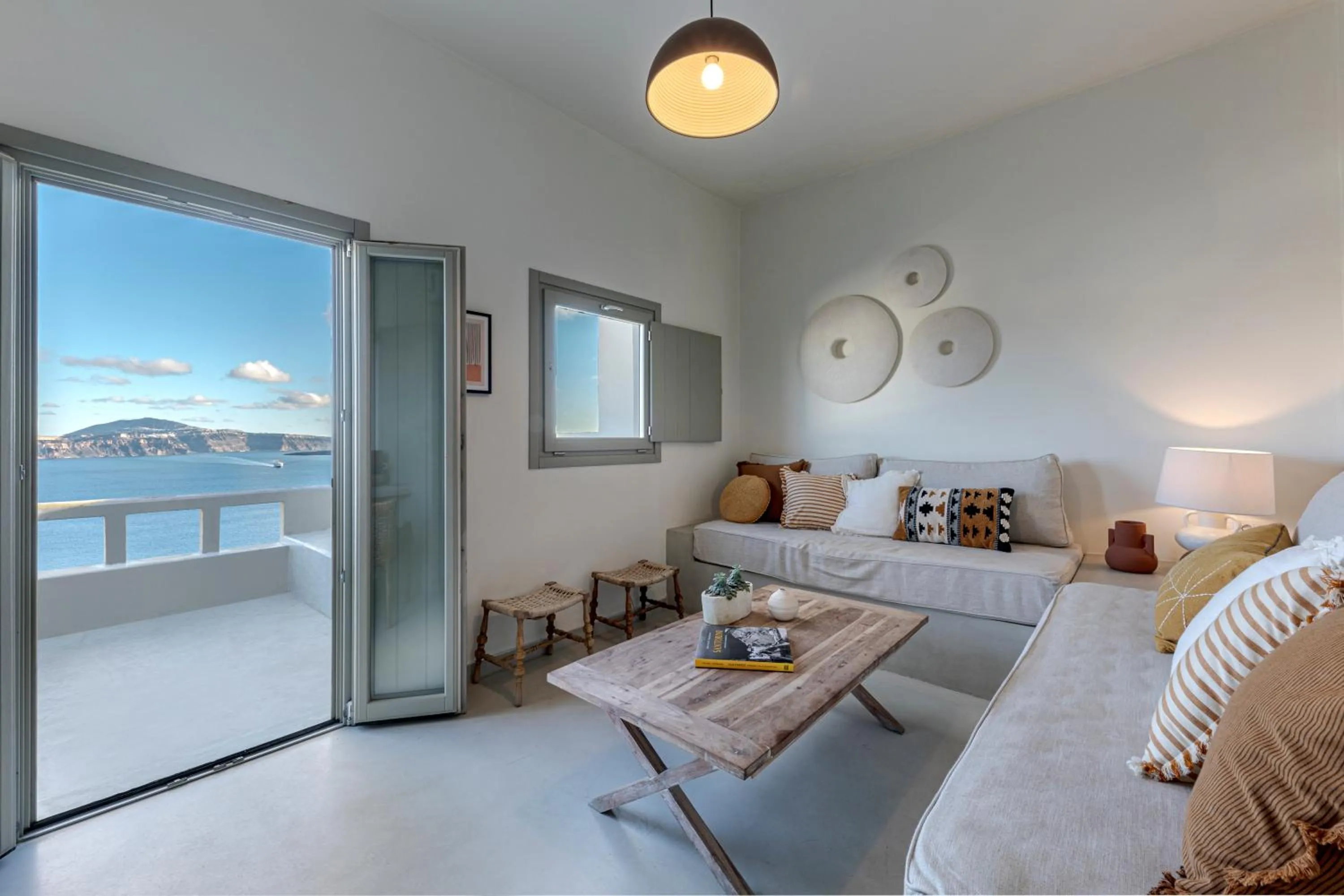 Natural landscape, Bed in Caldera Houses Oia