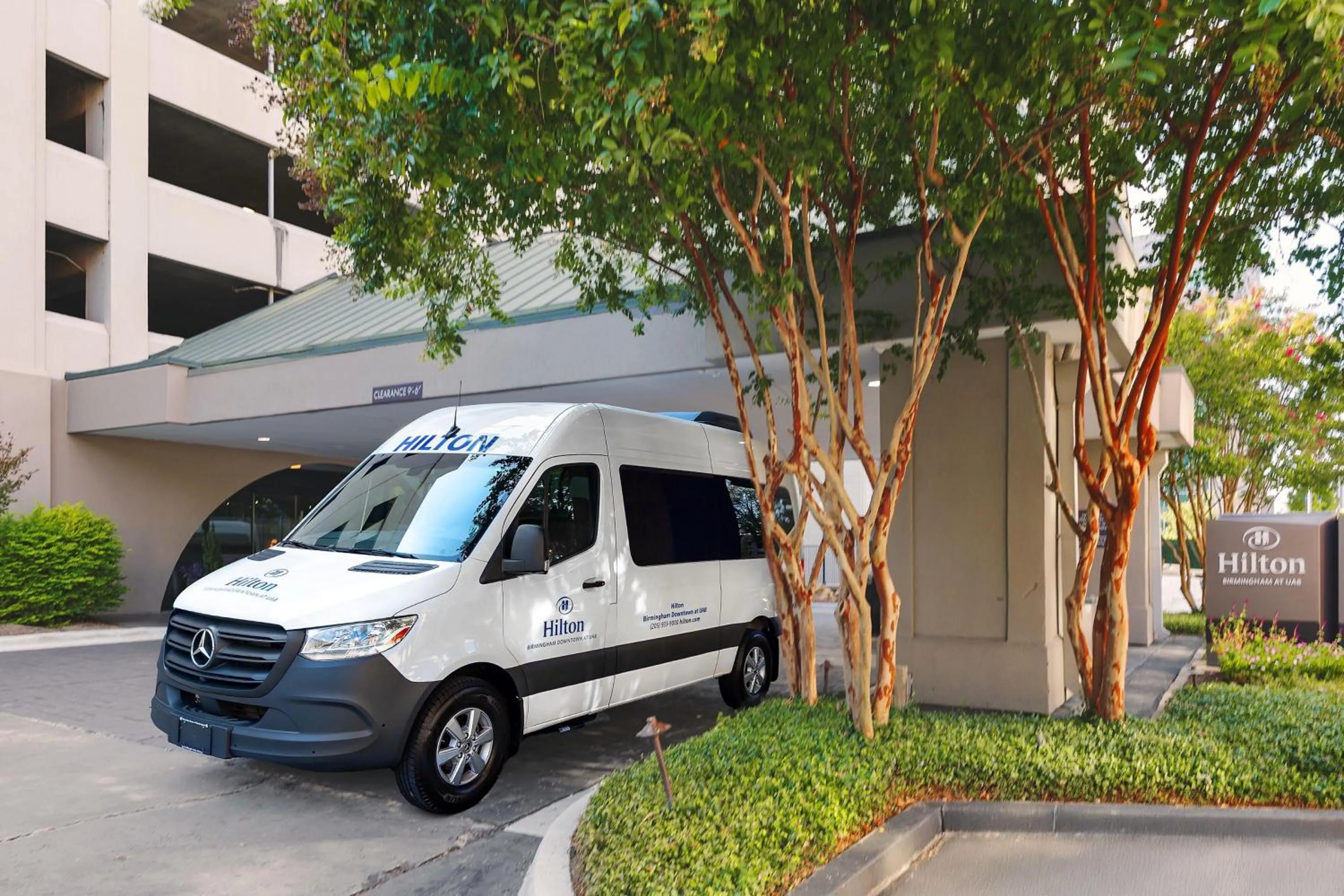 Property building in Hilton Birmingham Downtown at UAB