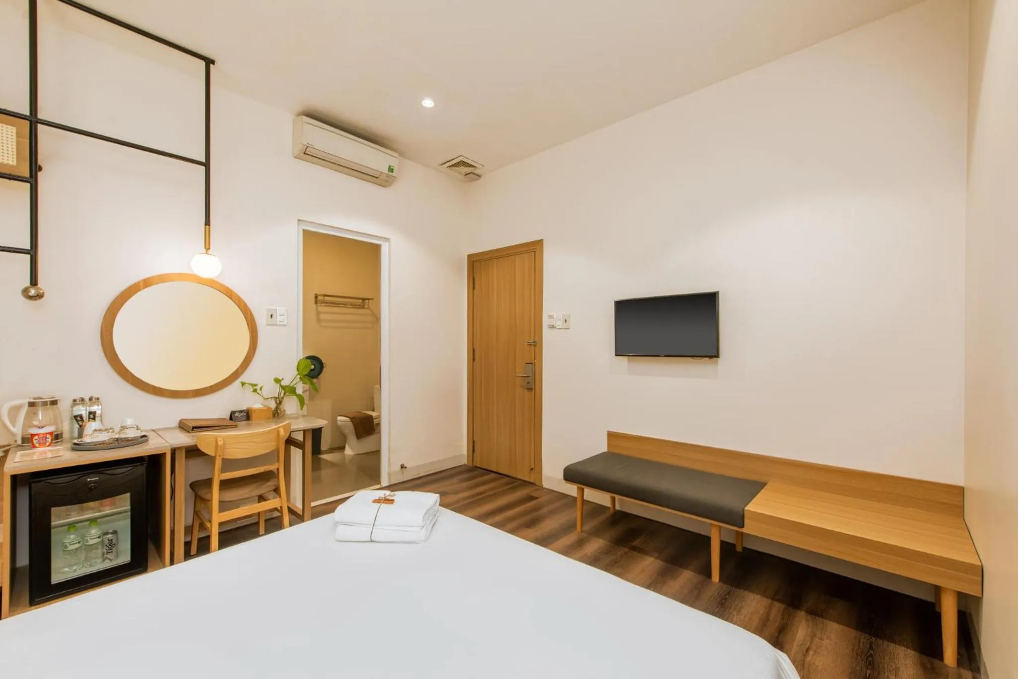 Bed in Thanh Mai Hotel