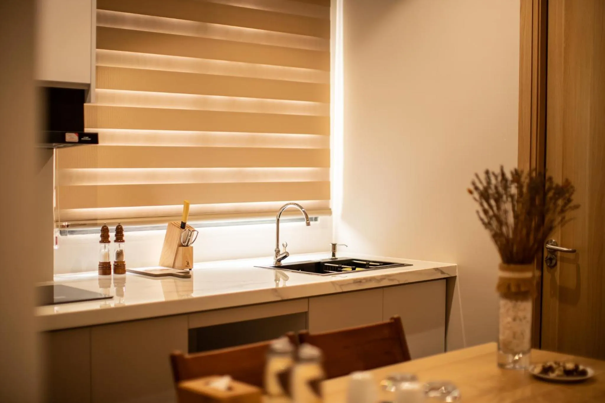 Kitchen or kitchenette in Thanh Mai Hotel