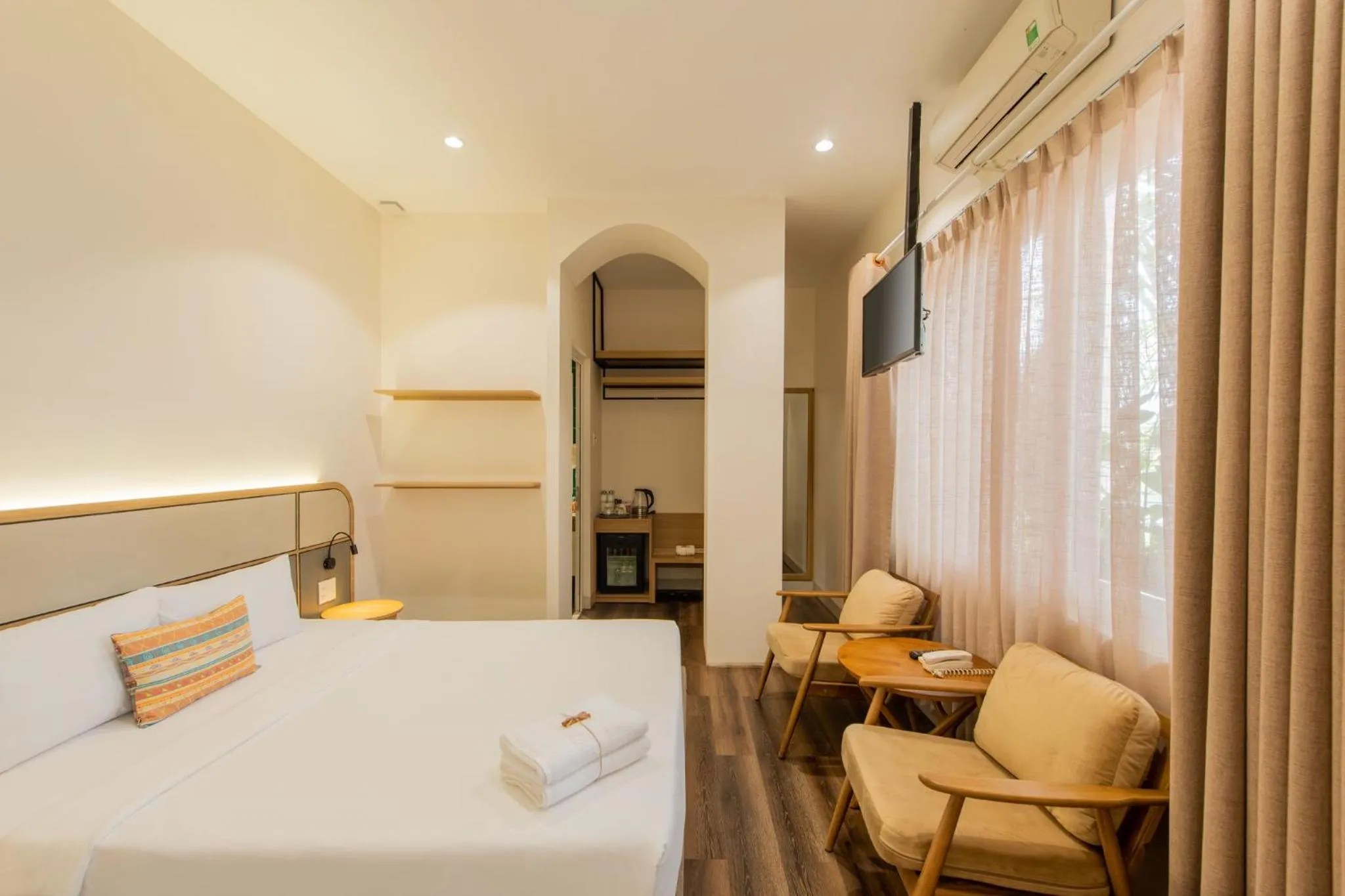 Bed in Thanh Mai Hotel