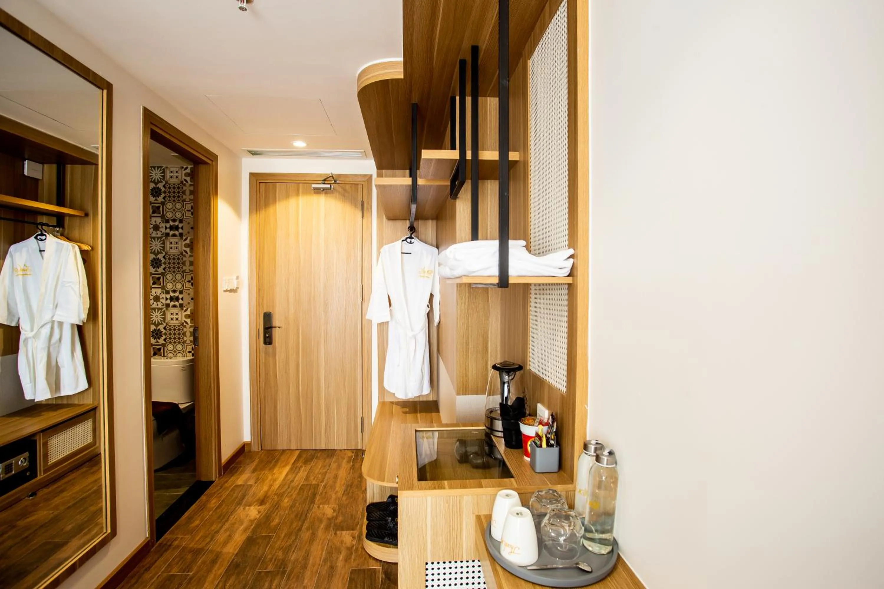 Living room in Thanh Mai Hotel