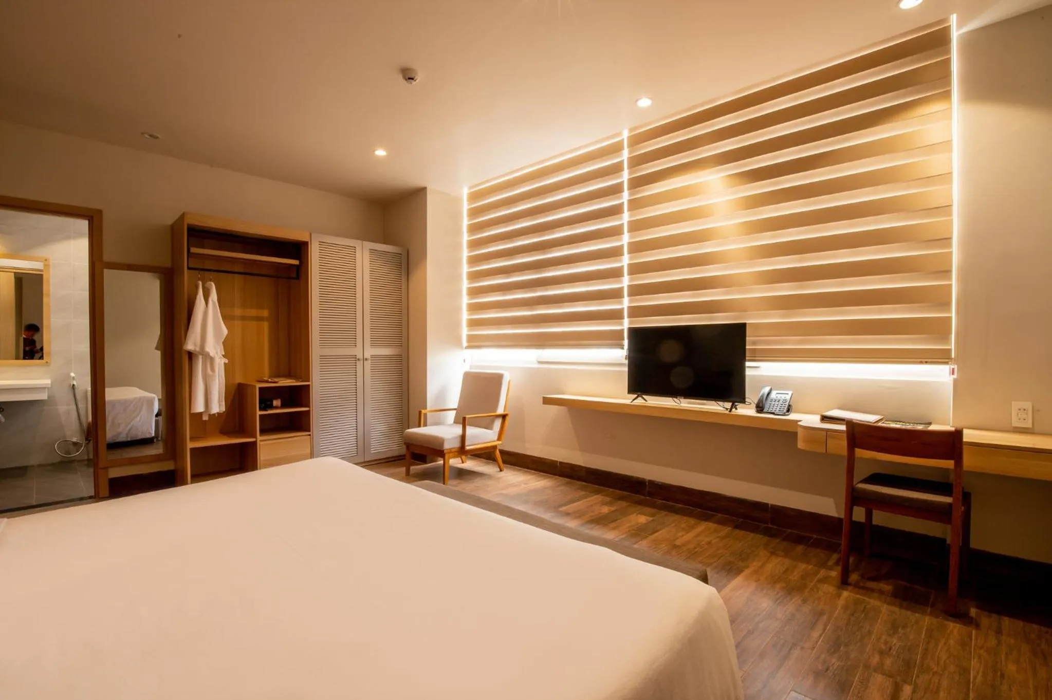 Bed in Thanh Mai Hotel